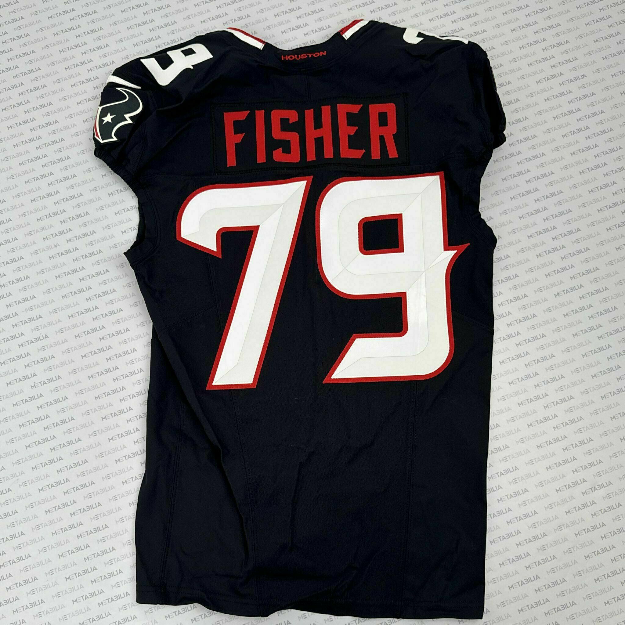 #79 Fisher Game-Issued Blue Jersey