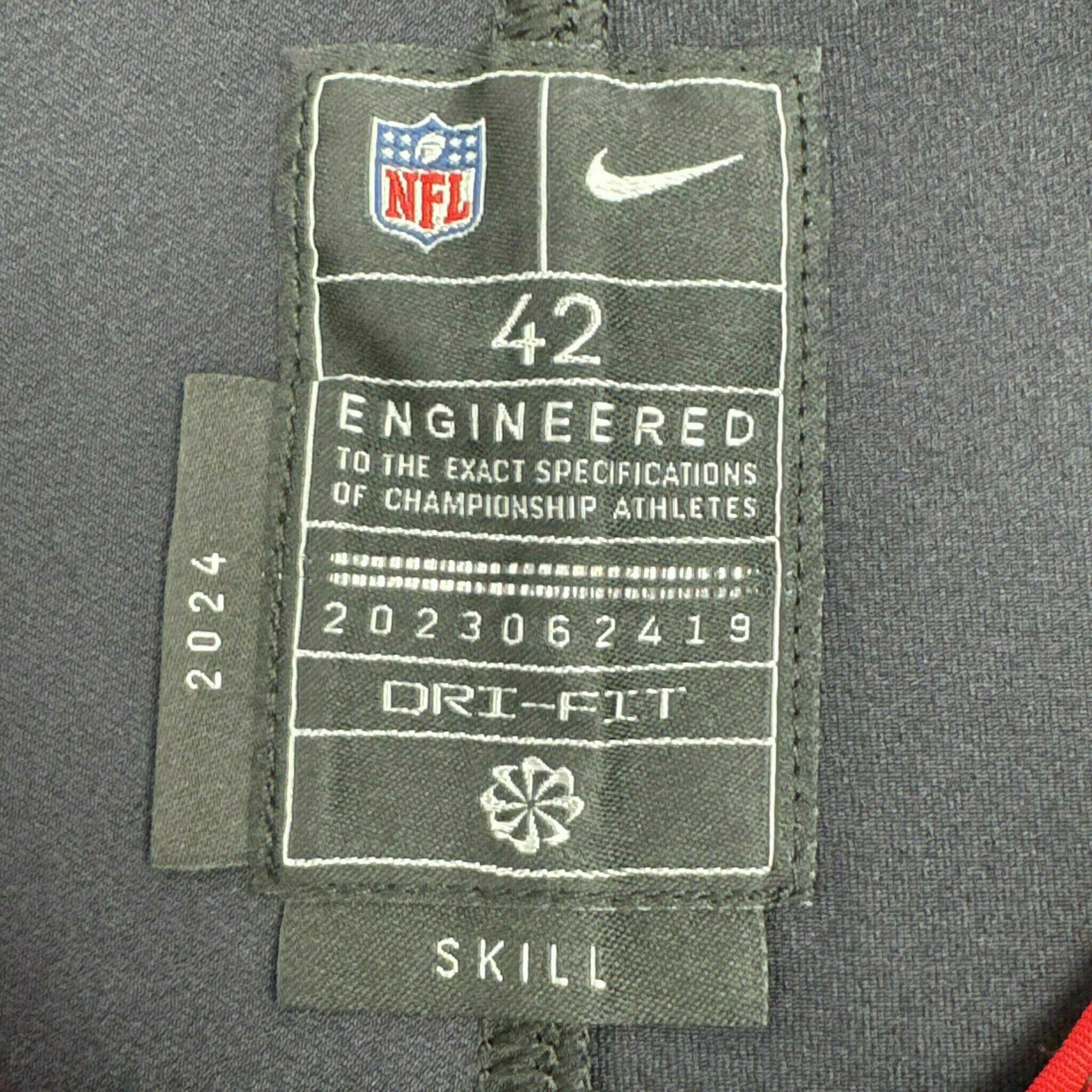 #85 Brown Game-Issued Blue Jersey