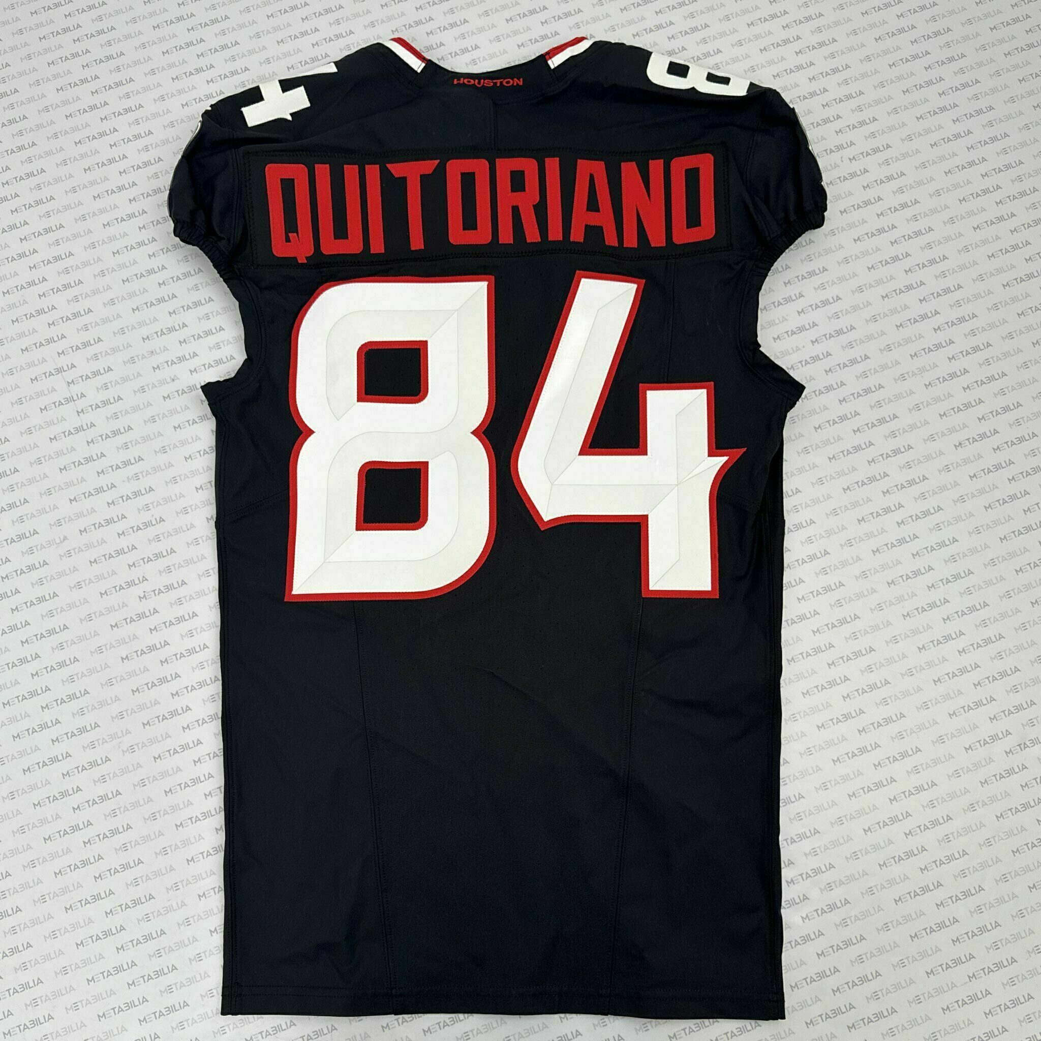 #84 Teagan Quitoriano Game-Issued Blue Jersey