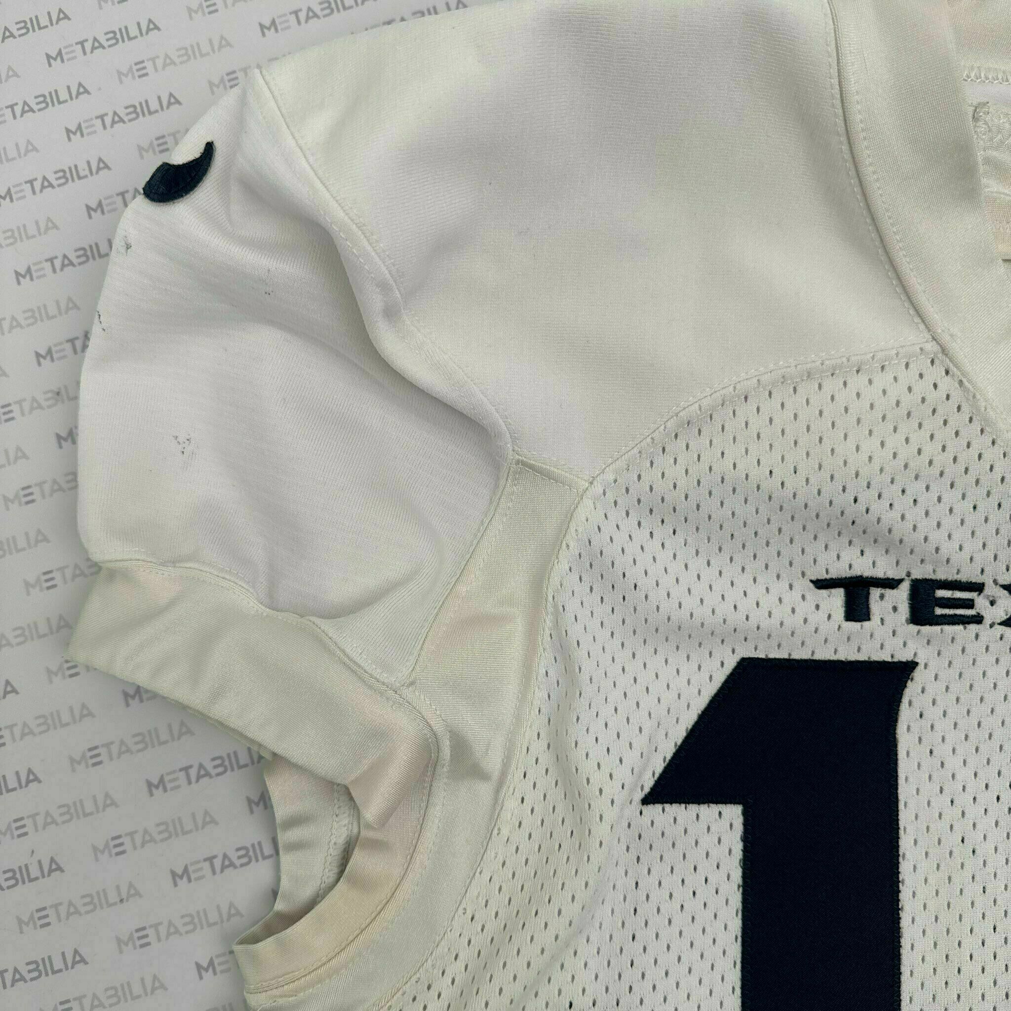 #14 Lassiter Practice-Worn White  Jersey