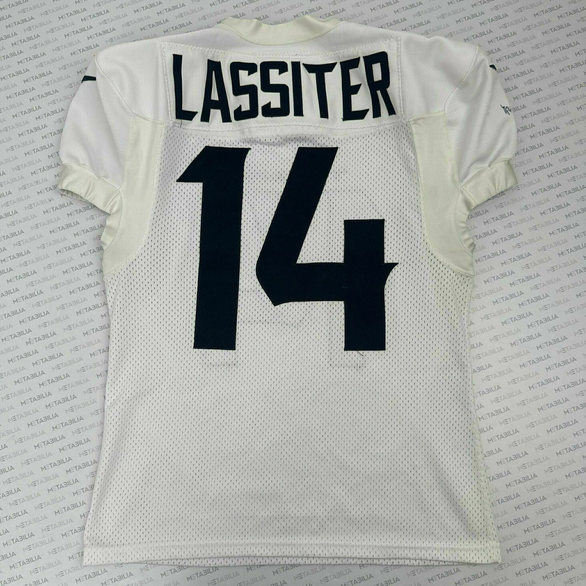 #14 Lassiter Practice-Worn White  Jersey