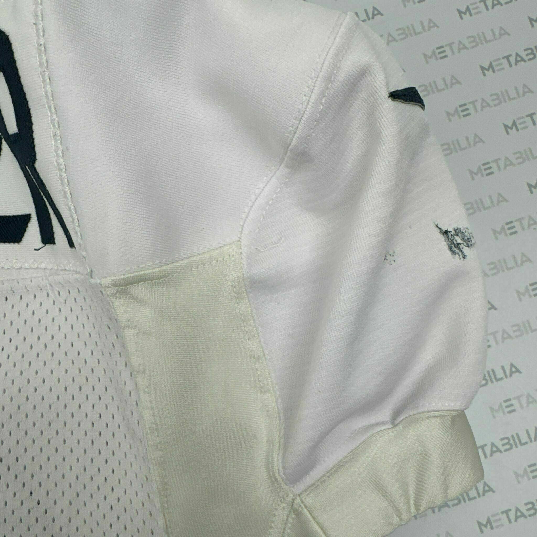 #14 Lassiter Practice-Worn White  Jersey