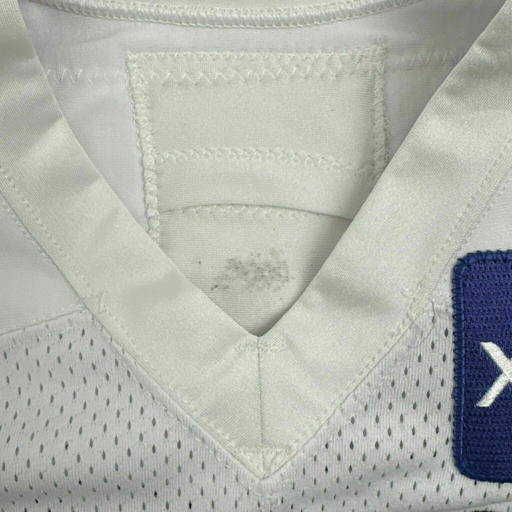 #38 Taylor Practice-Worn White  Jersey