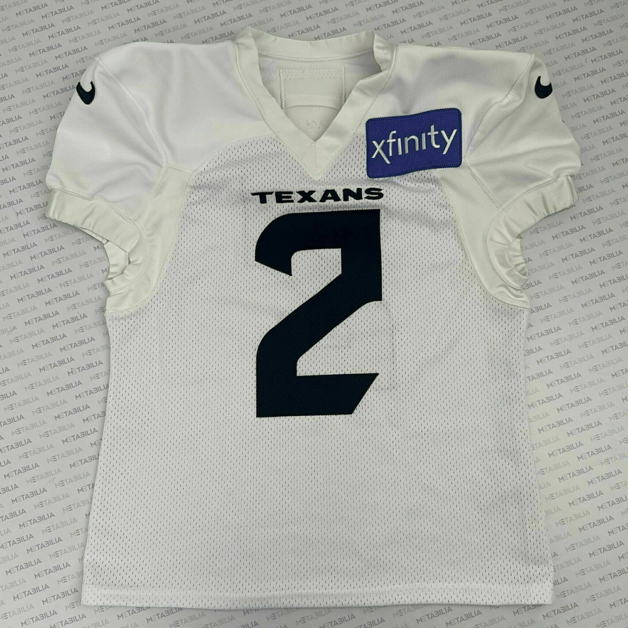 #2 Woods Practice-Worn White Jersey