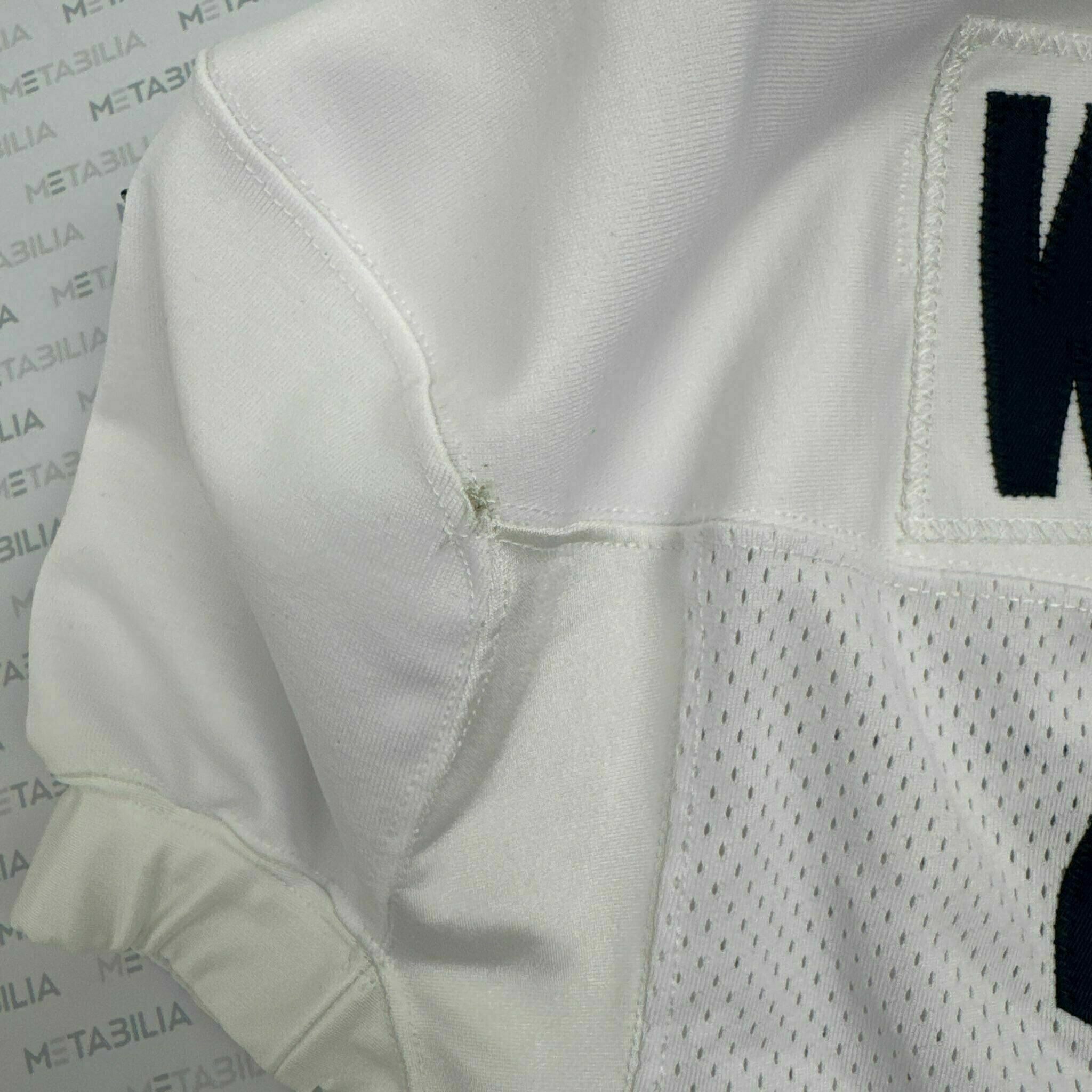 #2 Woods Practice-Worn White Jersey