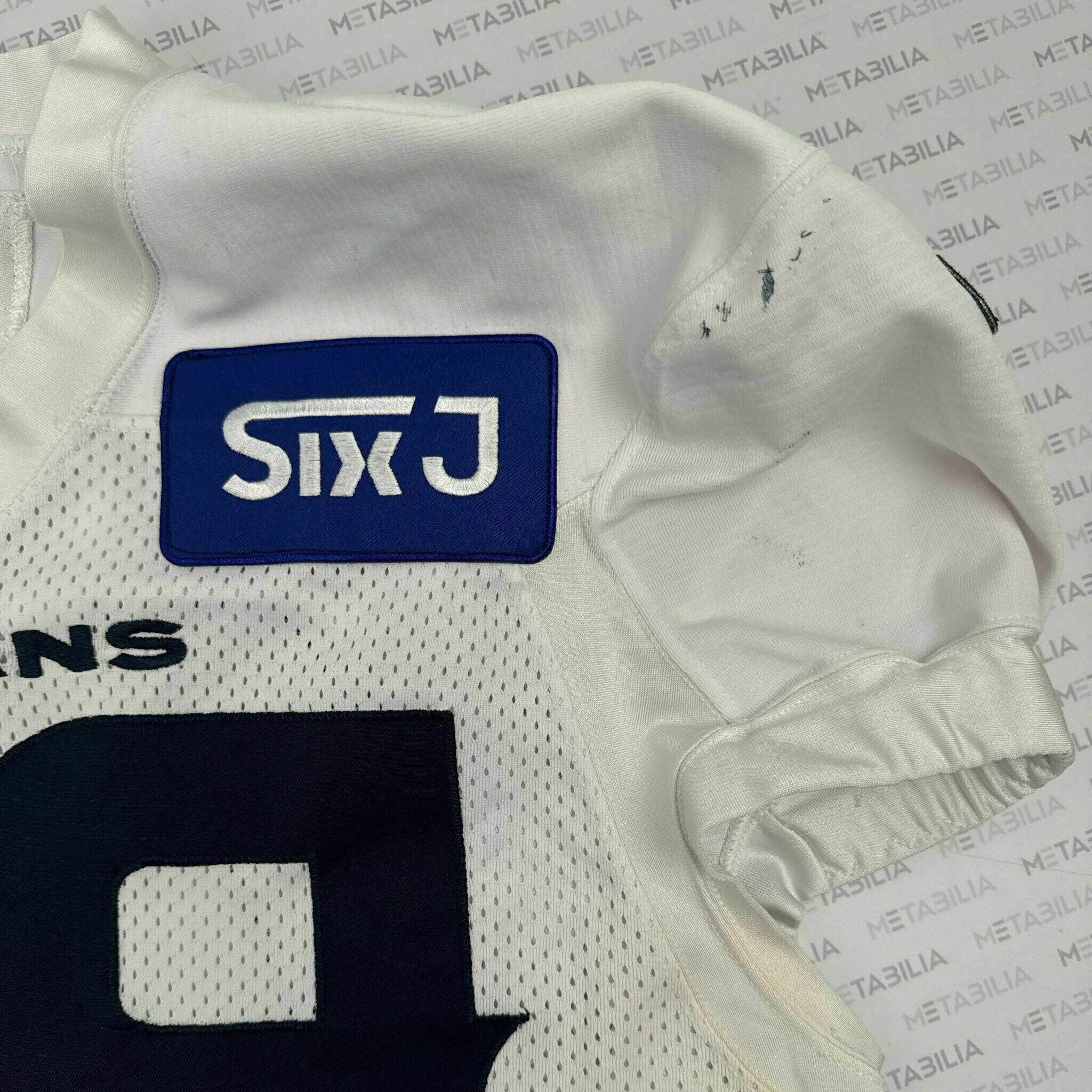 #49 Bradley Practice-Worn White  Jersey