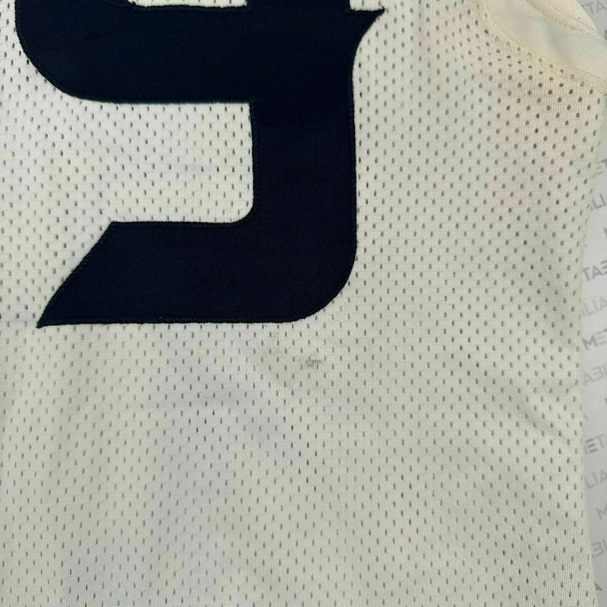 #49 Bradley Practice-Worn White  Jersey