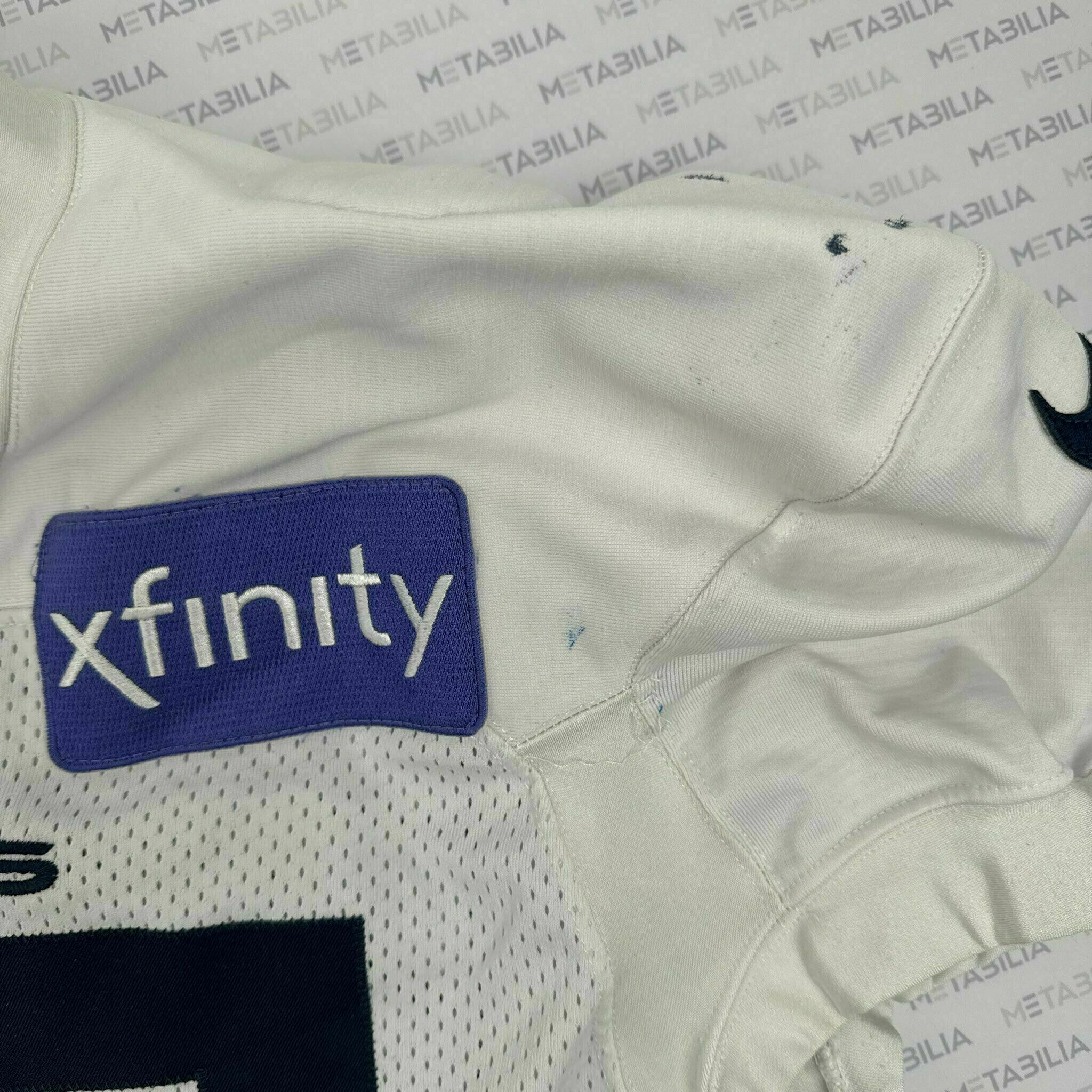 #58 Agim Practice-Worn White  Jersey