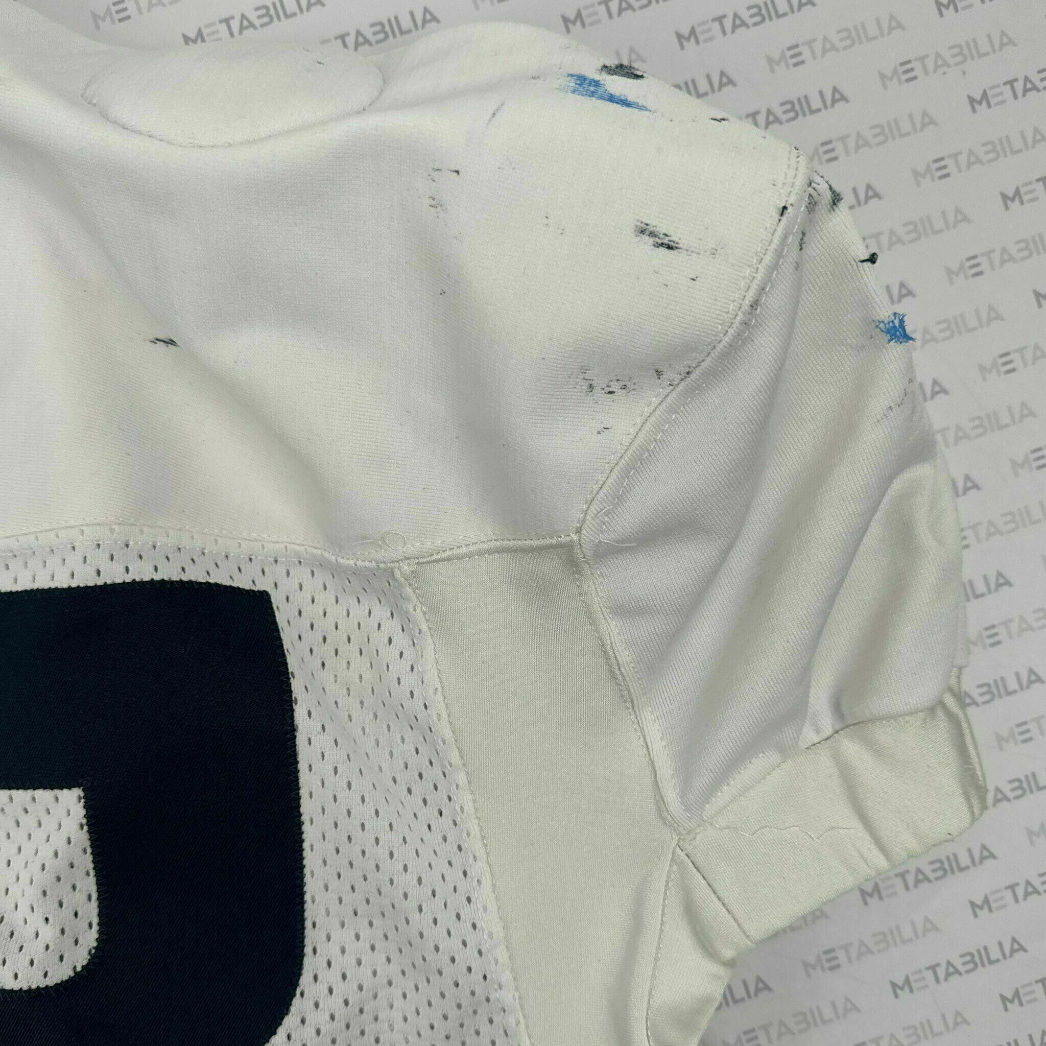 #58 Agim Practice-Worn White  Jersey