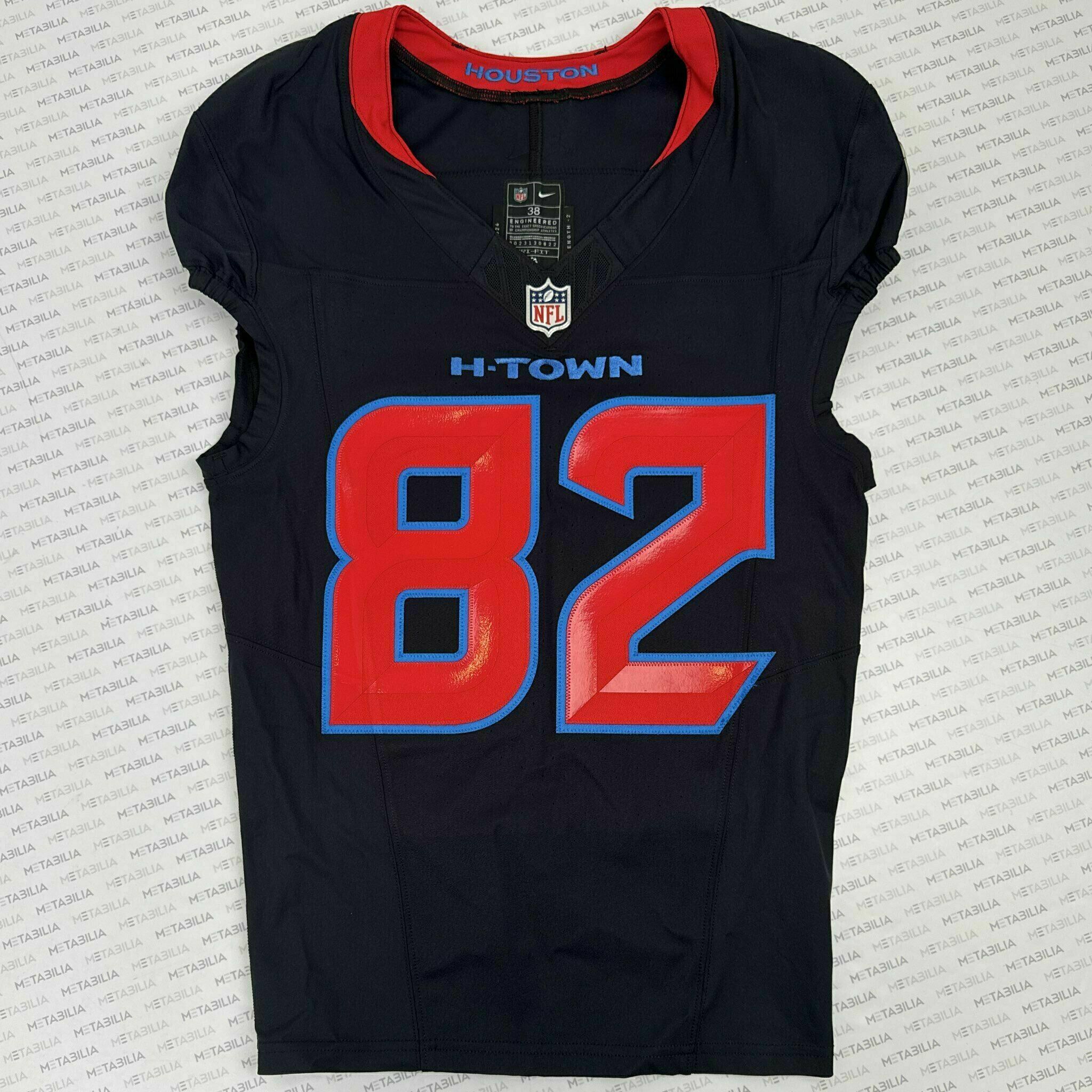 #82 Sims Game-Issued Color Rush Jersey