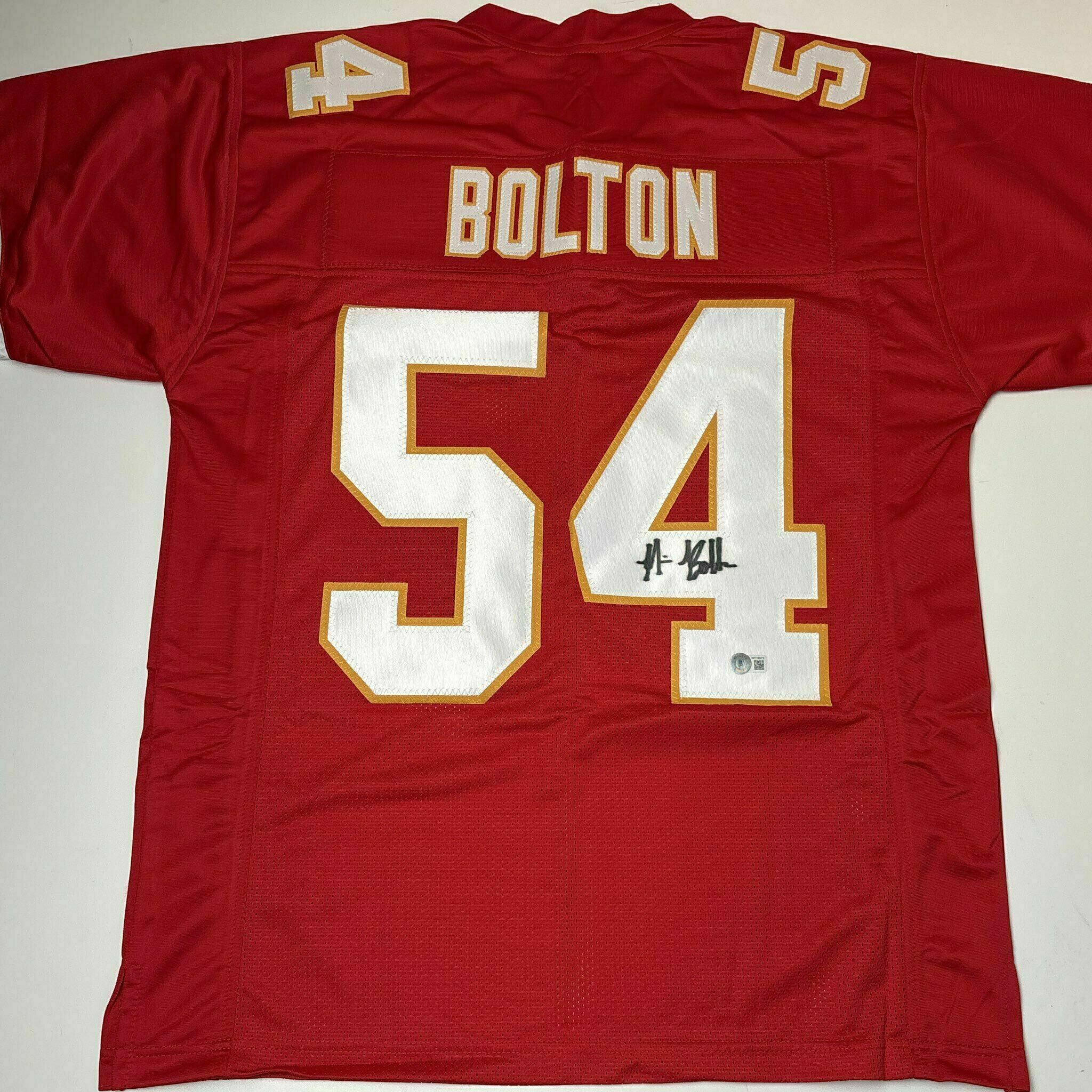 Nick Bolton Signed Red Custom Jersey - Rookie Number