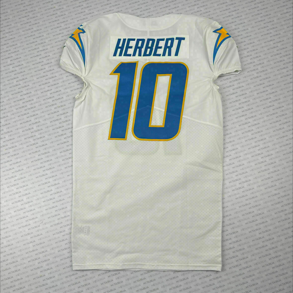 #10 Justin Herbert White Team Issued Jersey