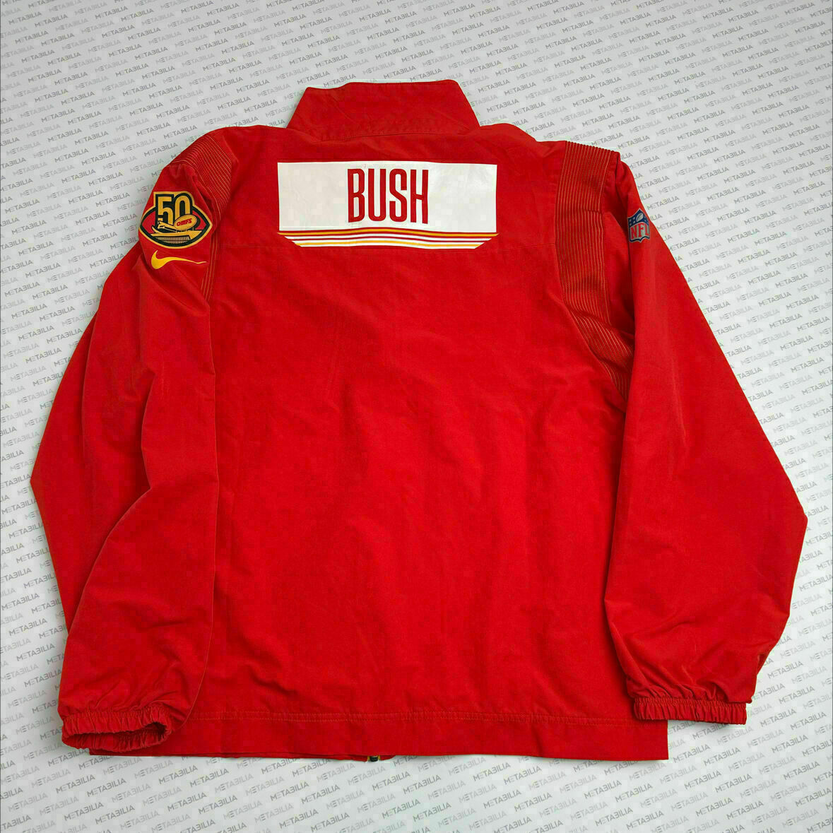 Deon Bush Worn Pregame Warmup Jacket From The 2022-2023 Season