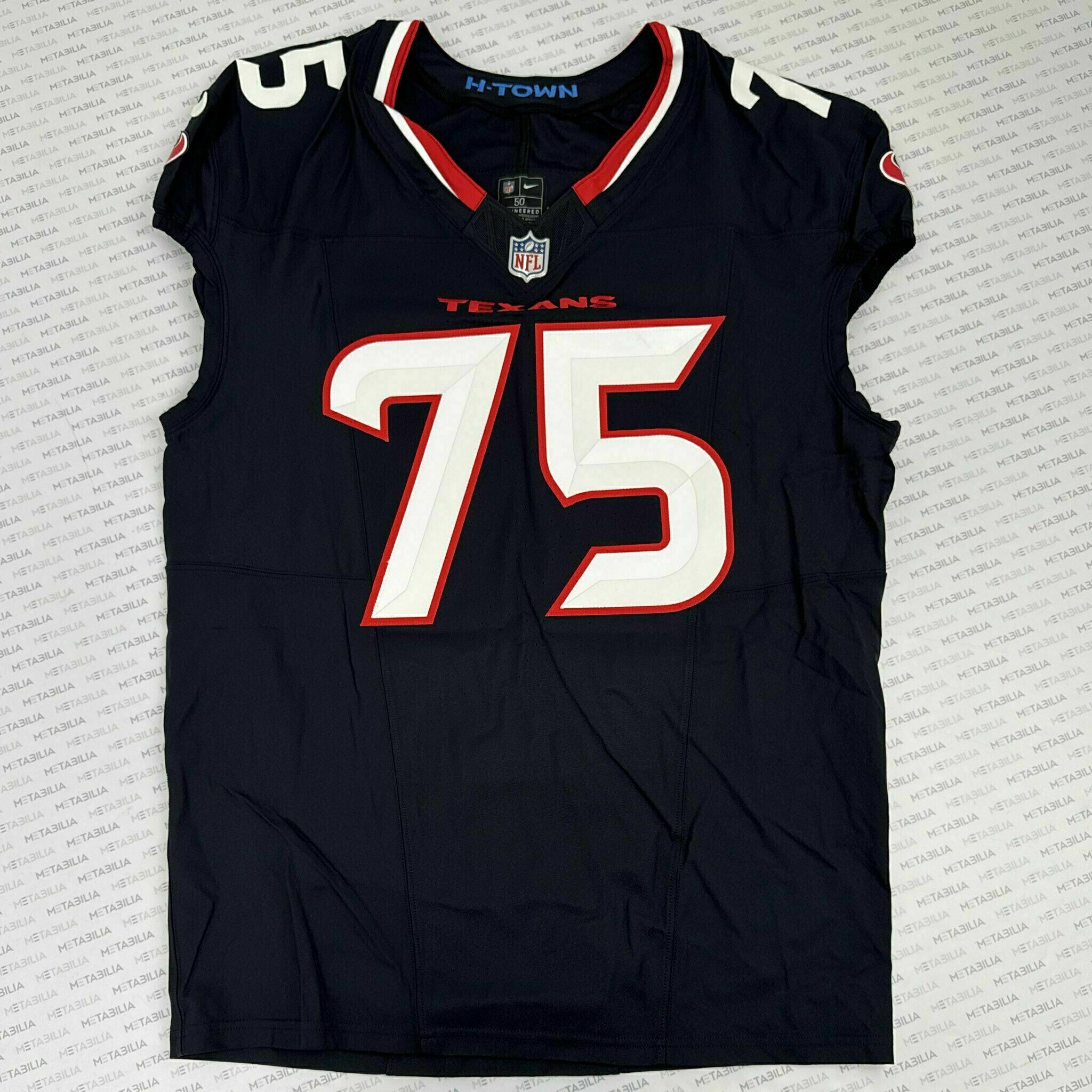 #75 David Sharpe Game-Issued Blue Jersey