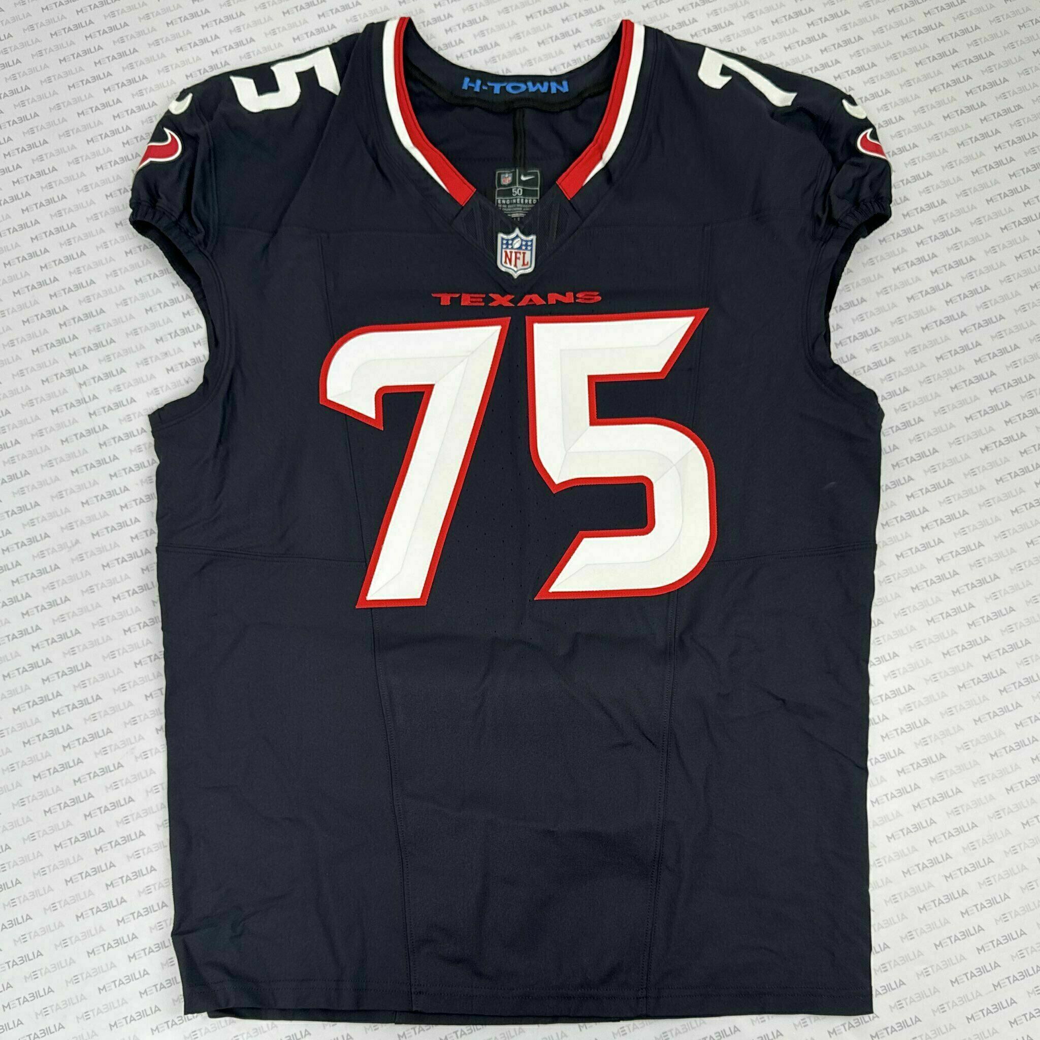 #75 David Sharpe Game-Issued Blue Jersey