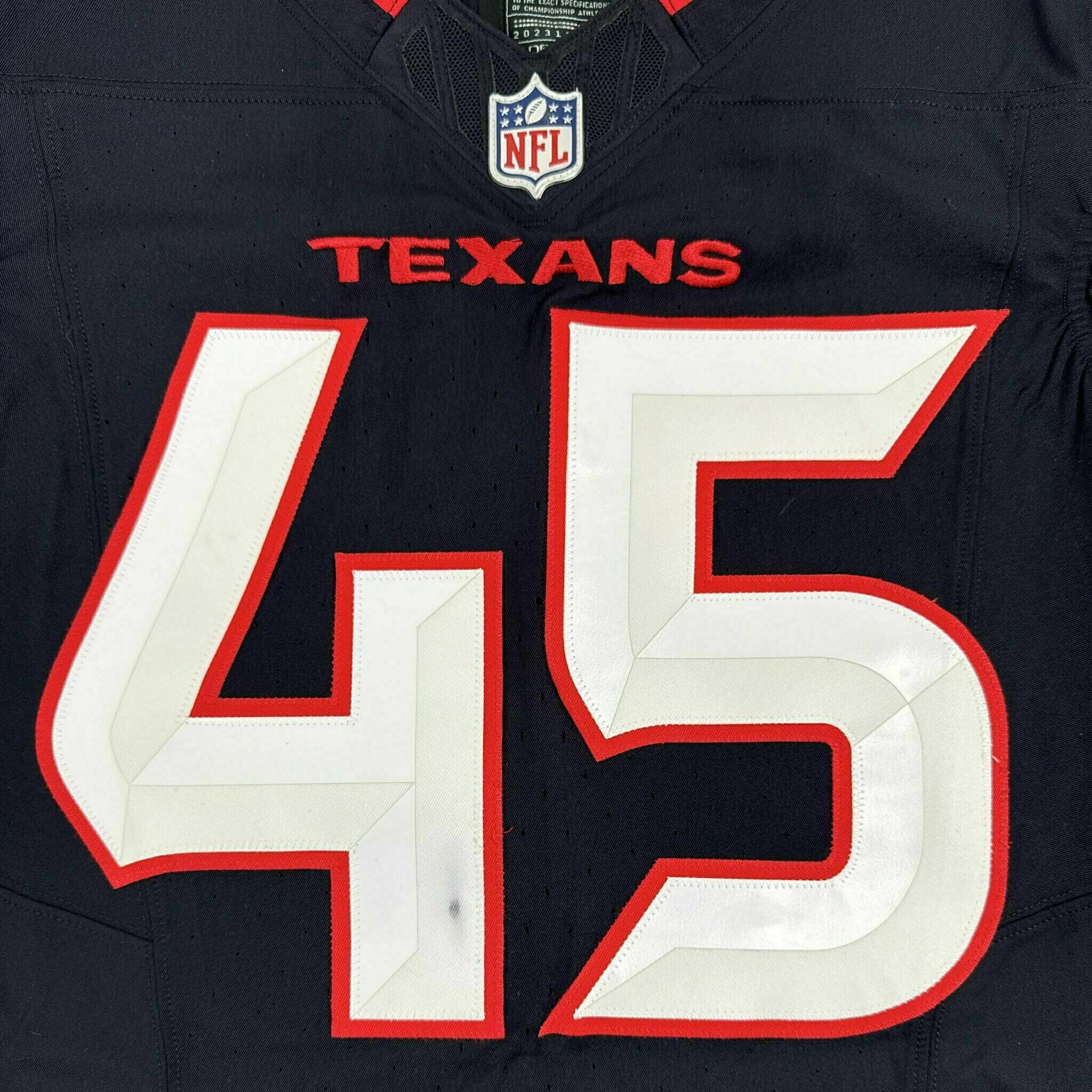 #45 Max Tooley Game-Issued Blue Jersey