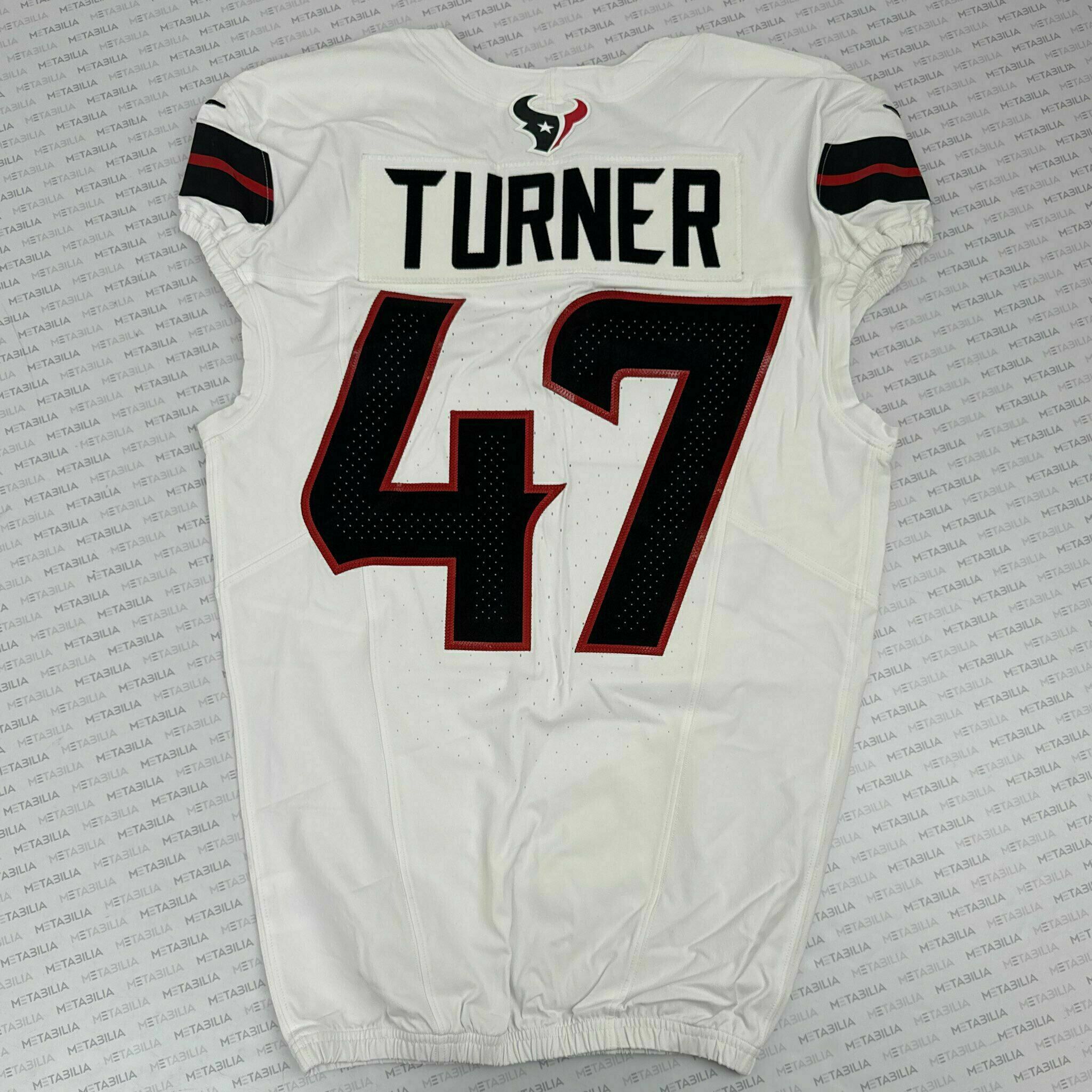#47 Turner Game-Issued White Jersey