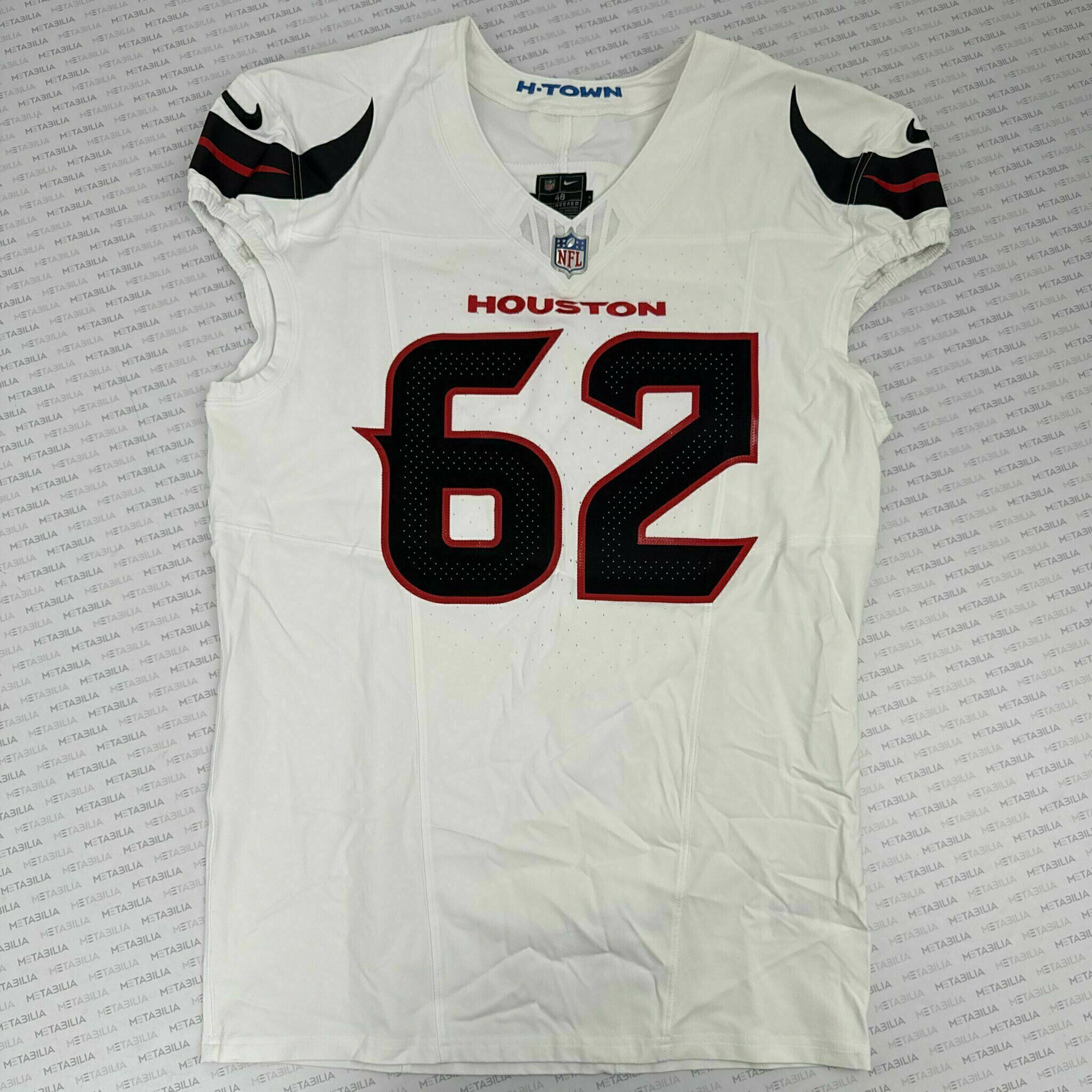 #62 Braeden Daniels Game-Issued White Jersey