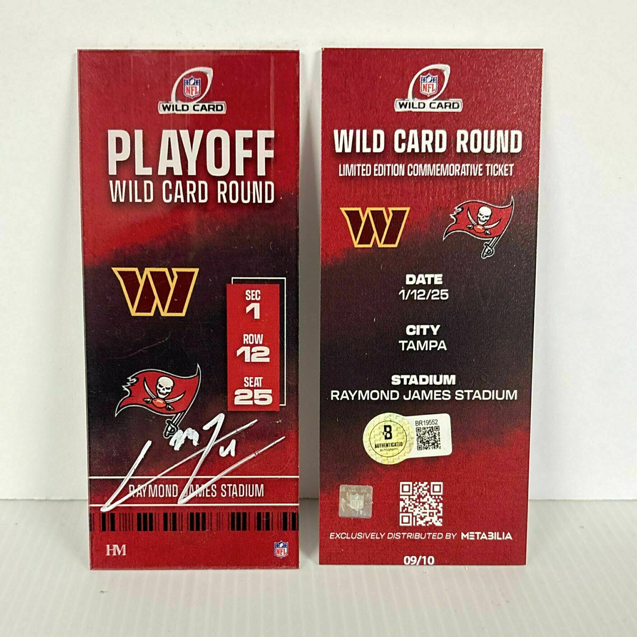 LIMITED EDITION Chase McLaughlin Signed Wildcard Commemorative Ticket