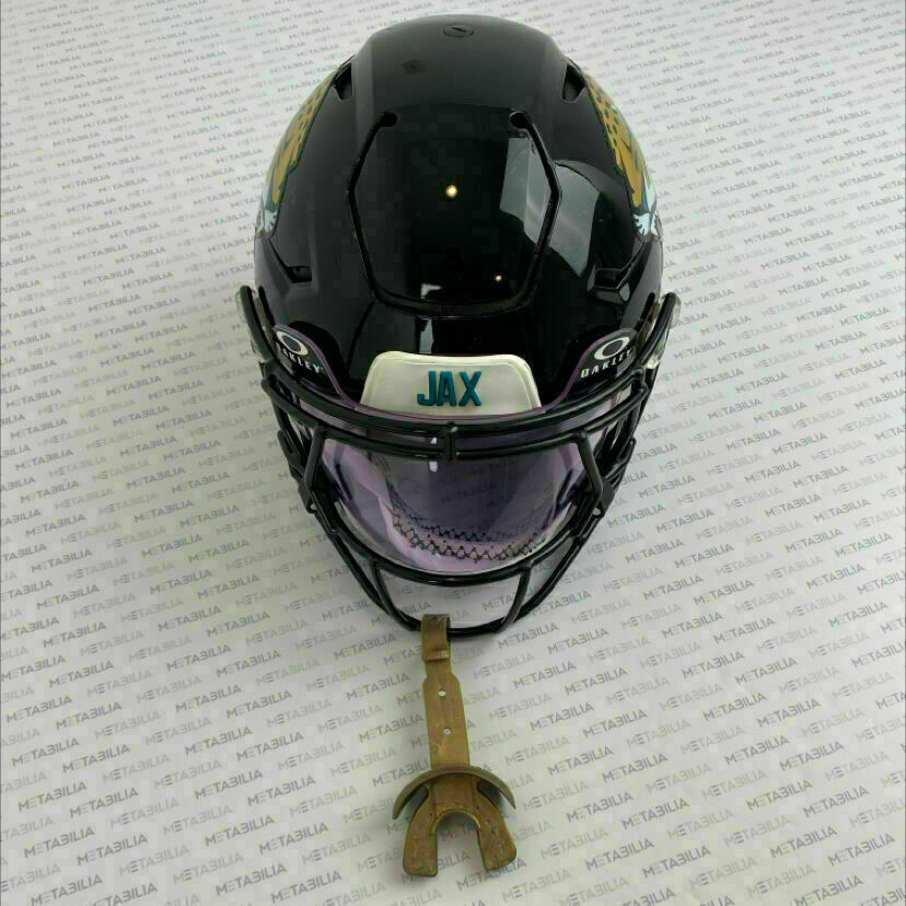 #1 Travis Etienne Season-Worn Helmet