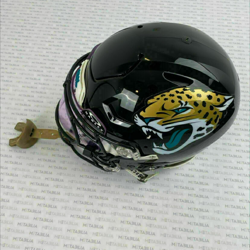 #1 Travis Etienne Season-Worn Helmet