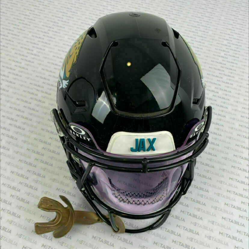 #1 Travis Etienne Season-Worn Helmet