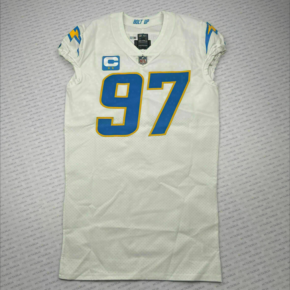 #97 Bosa White Team-Issued Jersey