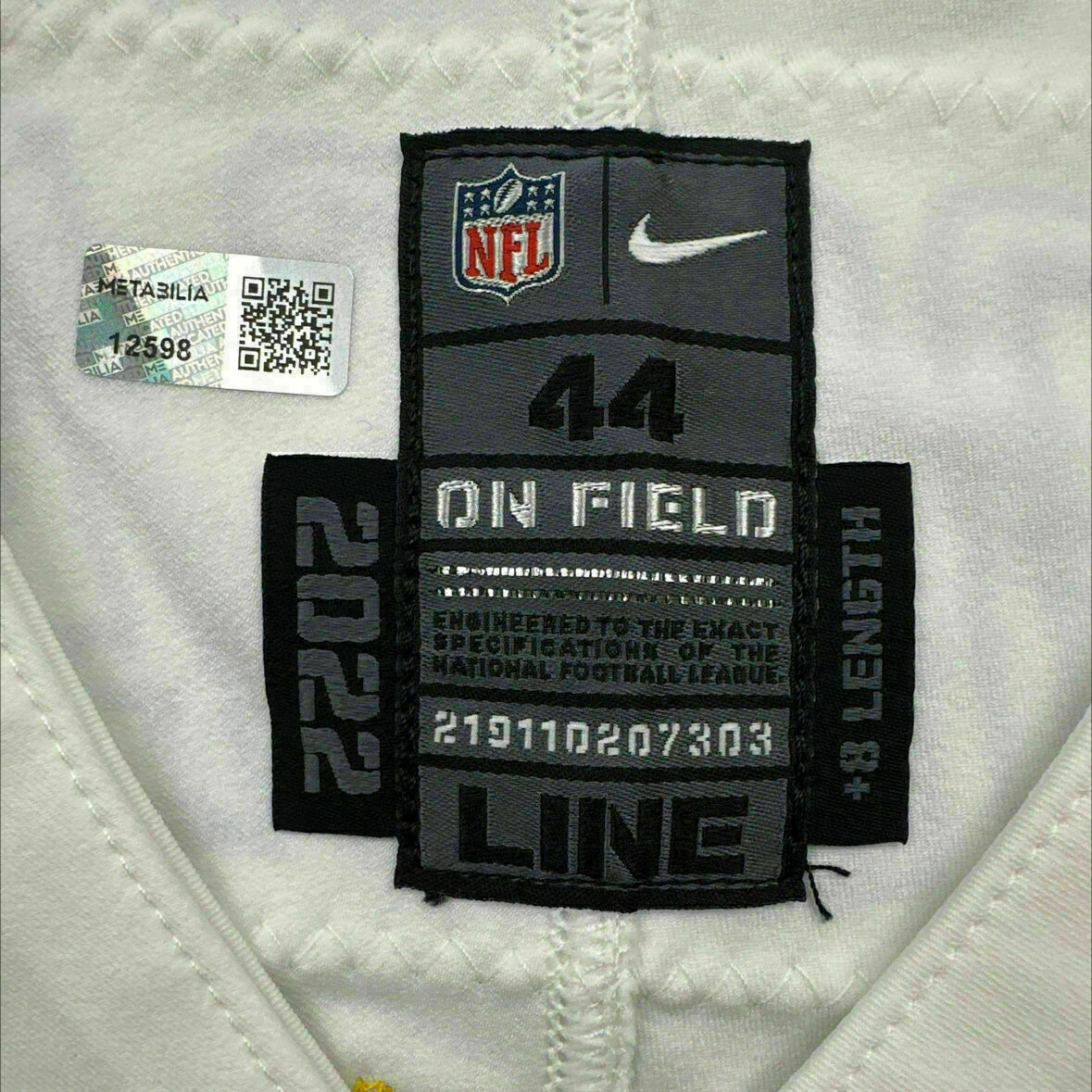 #97 Bosa White Team-Issued Jersey