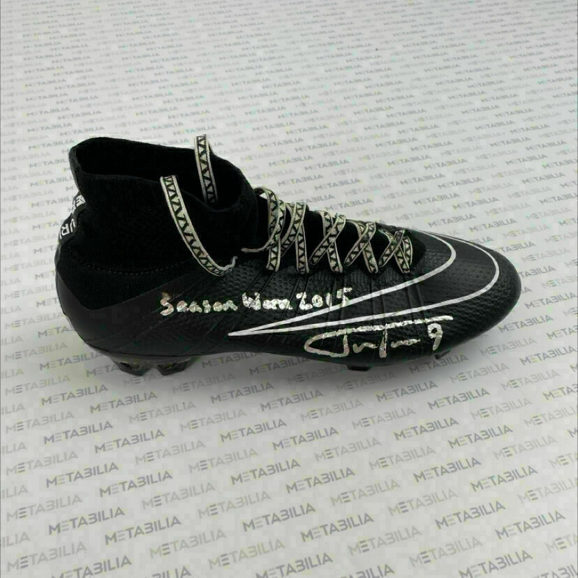 #9 Tucker Signed & Inscribed Game-Worn Single Right Cleat