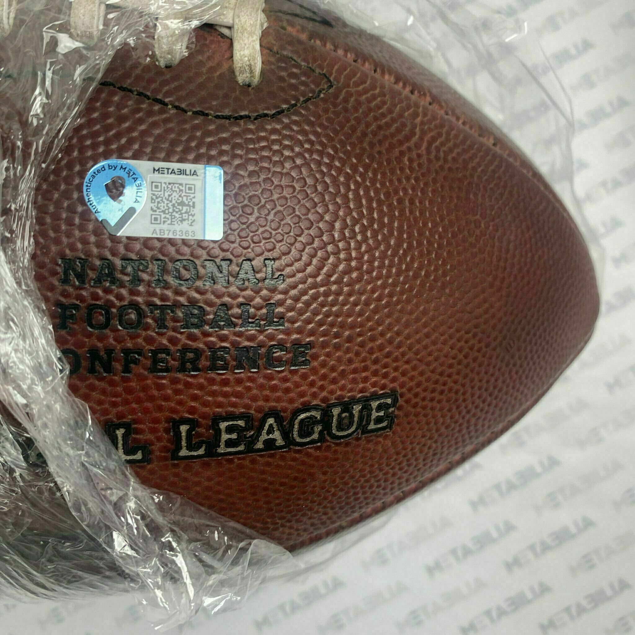 #1 Etienne Jr. signed Game-Used Ball #434 vs Colts