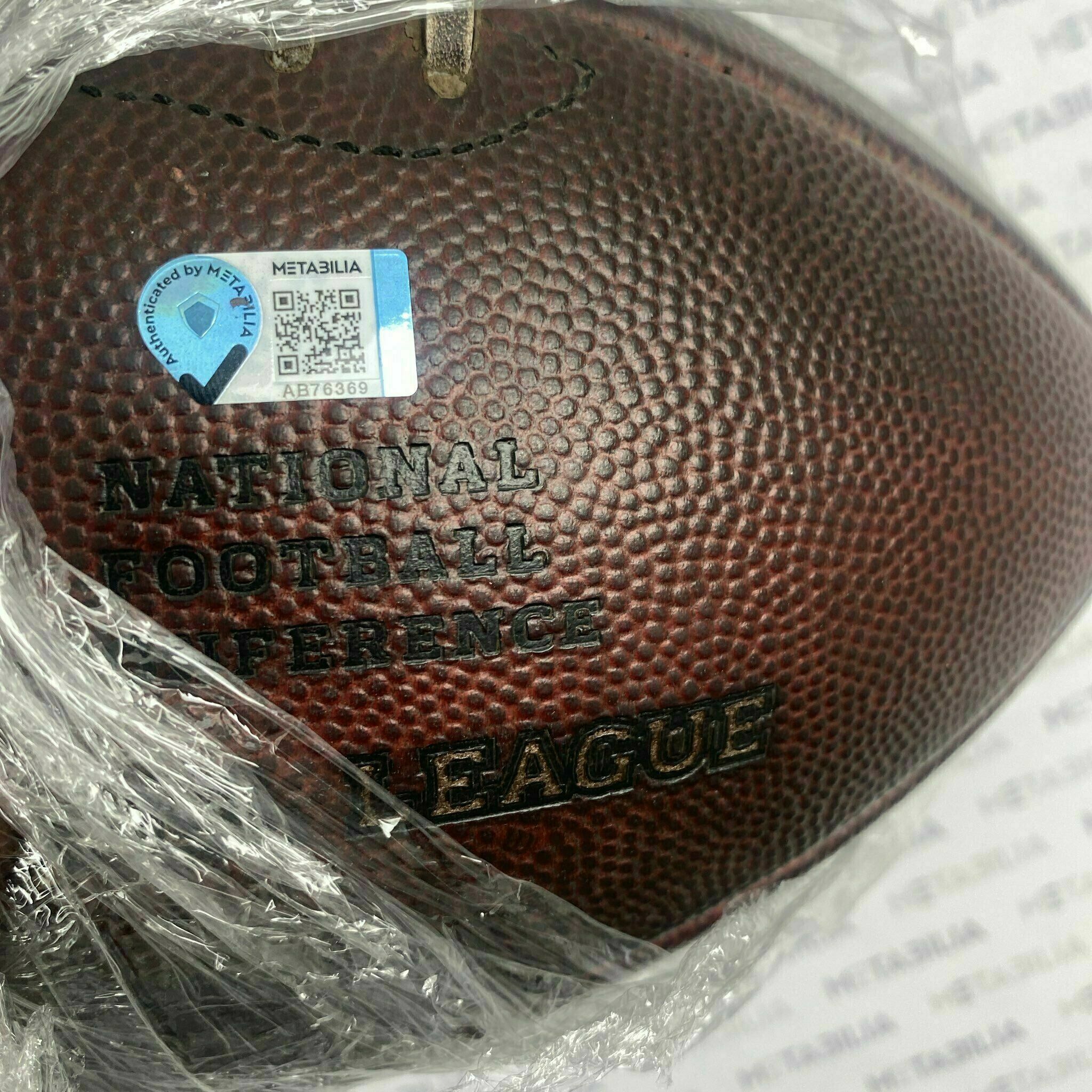 #1 Travis Etienne signed Game-Used Ball #352 vs Titans