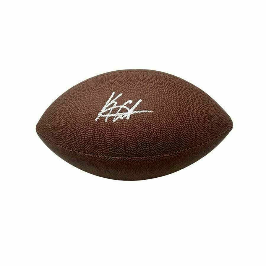 Keon Coleman Signed Wilson Replica Football