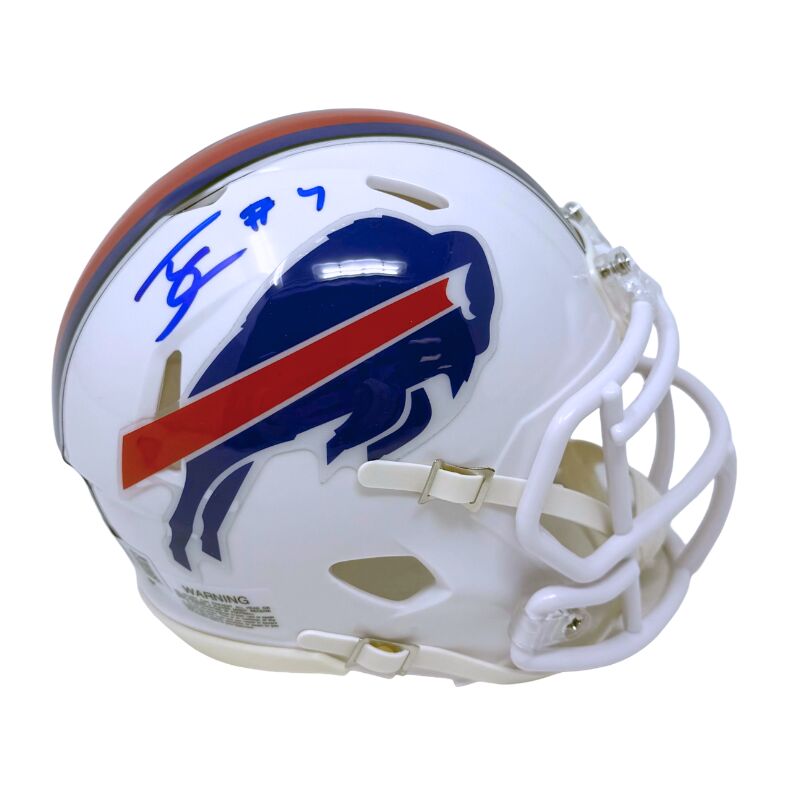 James Cook Signed Buffalo Bills 2021 Speed Mini Helmet
