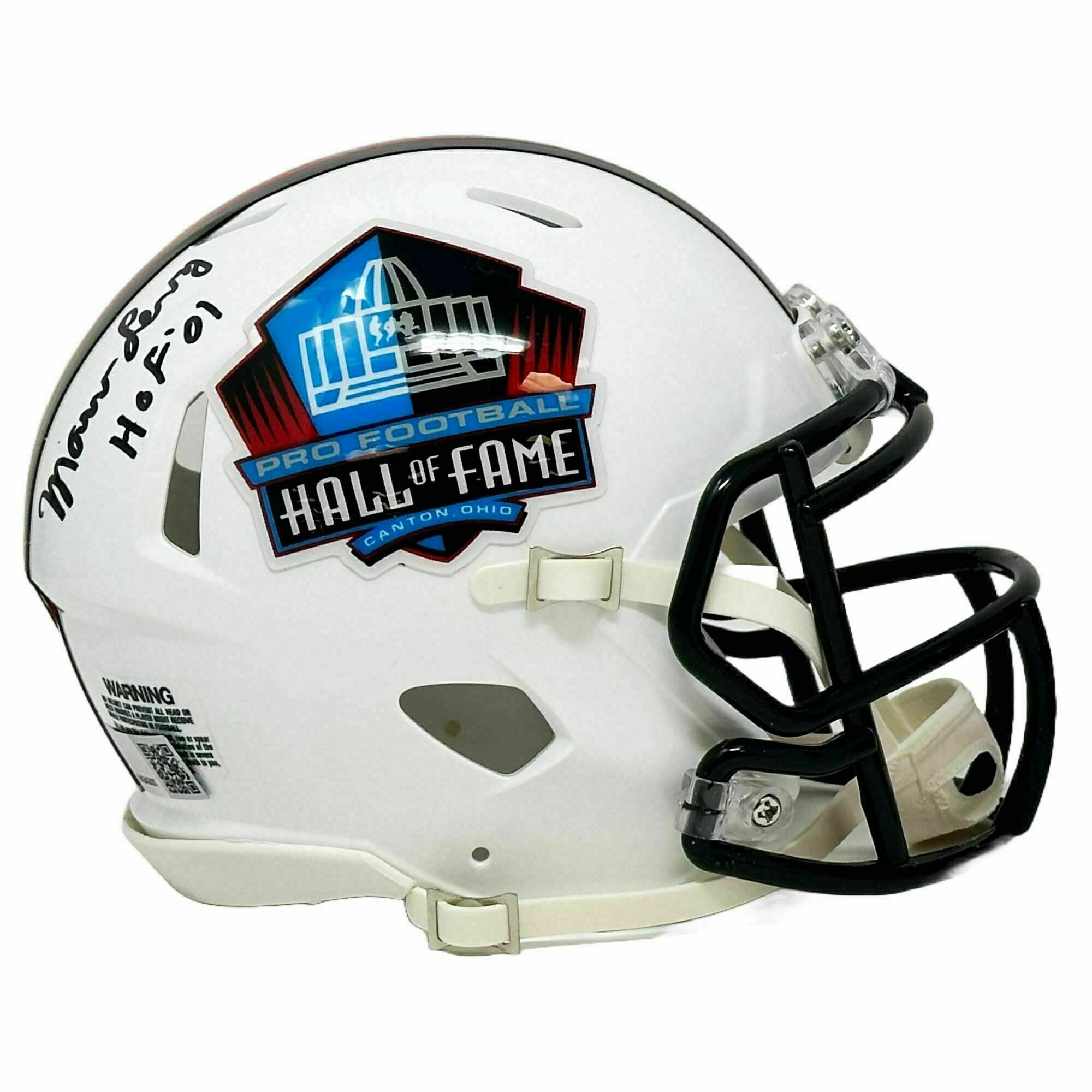 Marv Levy Signed Hall of Fame Speed Mini Helmet with HOF '01