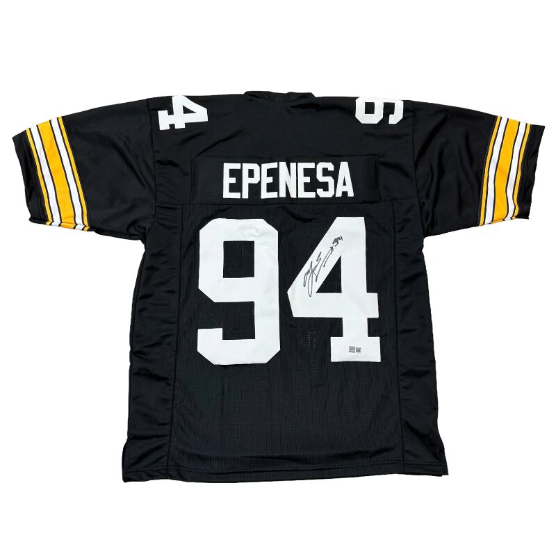 AJ Epenesa Signed Pro-Style Black College Jersey