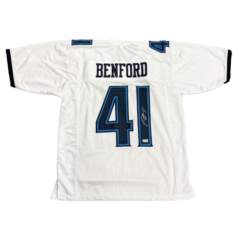 Christian Benford Signed Pro-Style White College Jersey
