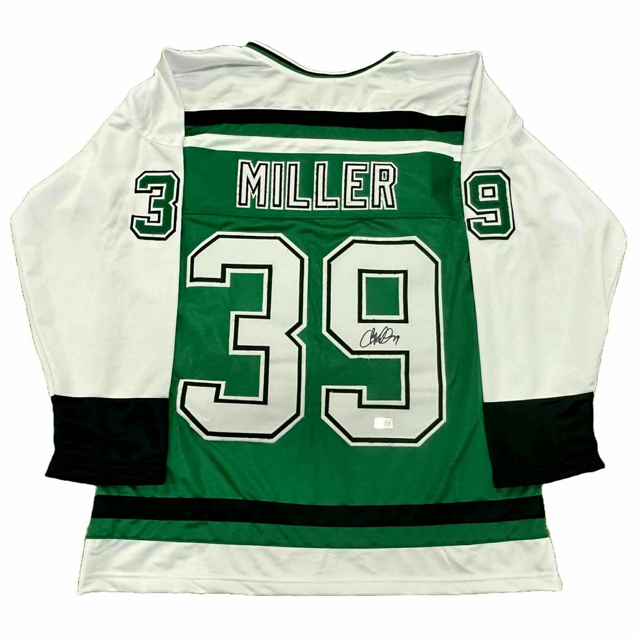 Ryan Miller Signed Pro-Style Green College Hockey Jersey