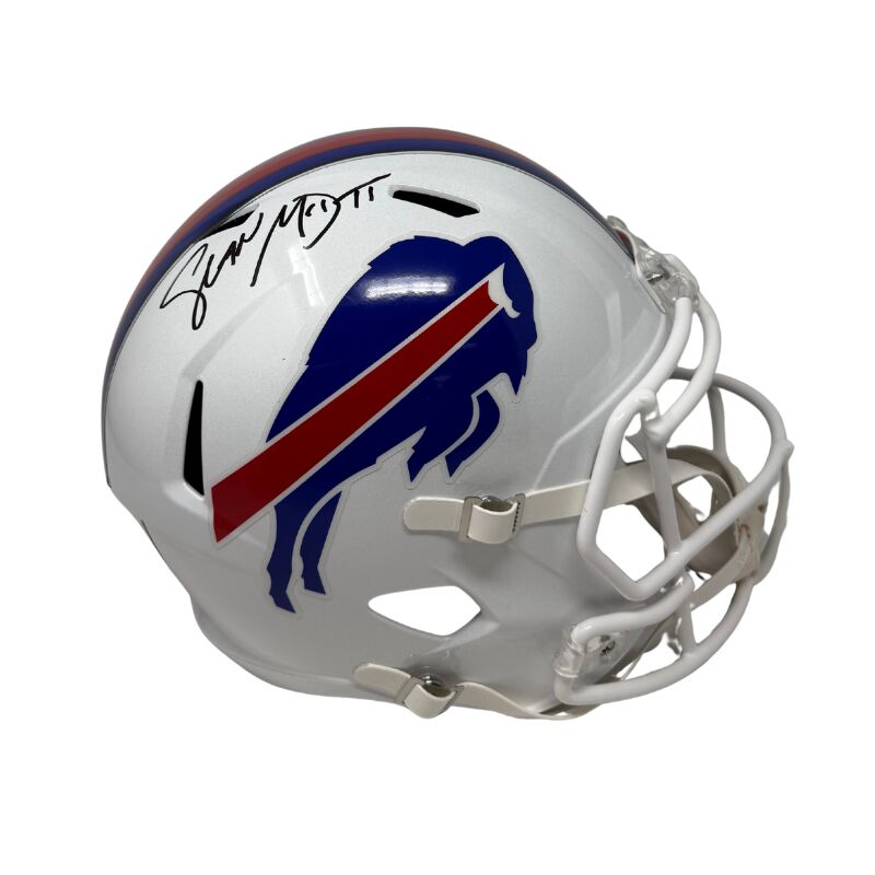 Sean McDermott Signed Full Size 2021 Speed Replica Helmet