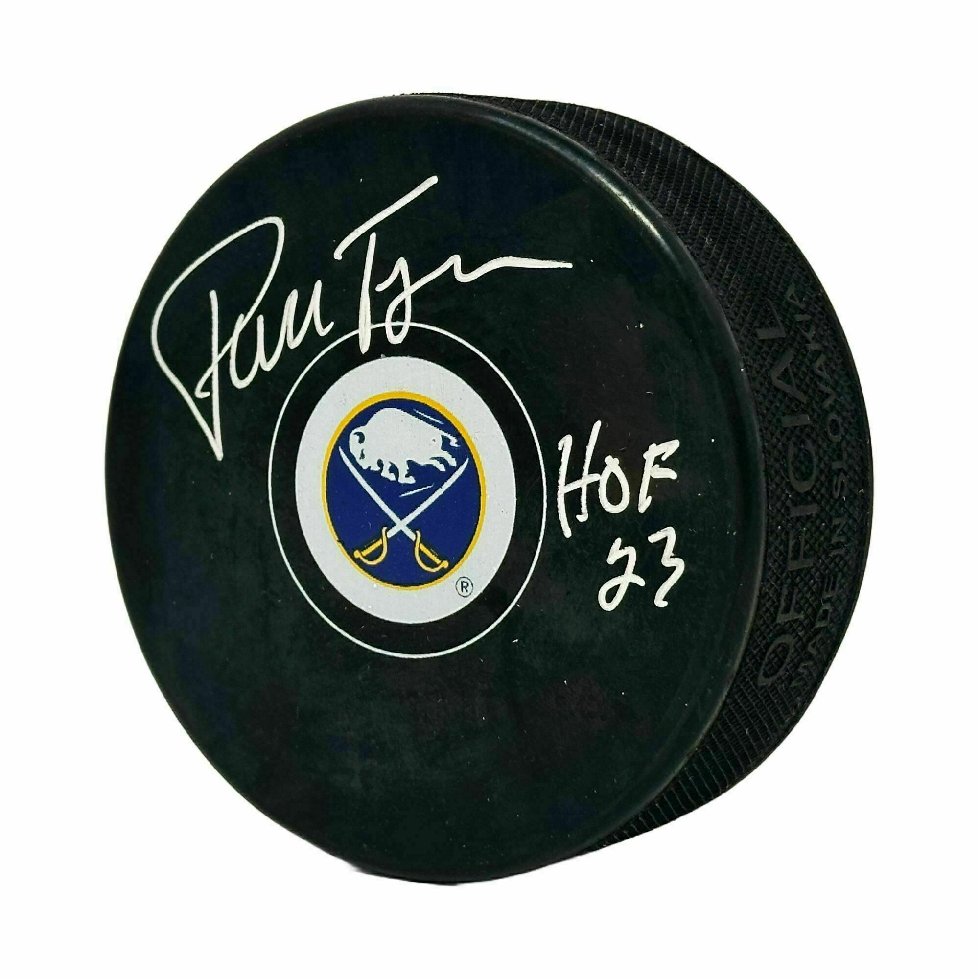 Pierre Turgeon Signed Buffalo Sabres Autograph Puck