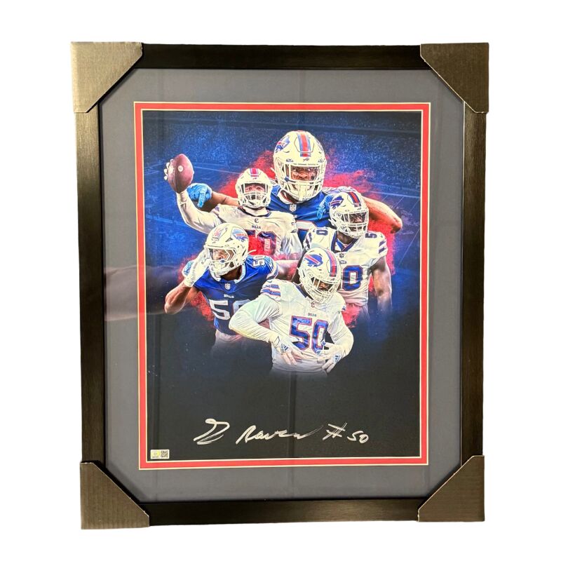 Greg Rousseau Signed Colorburst 16x20 Photo Professionally Framed