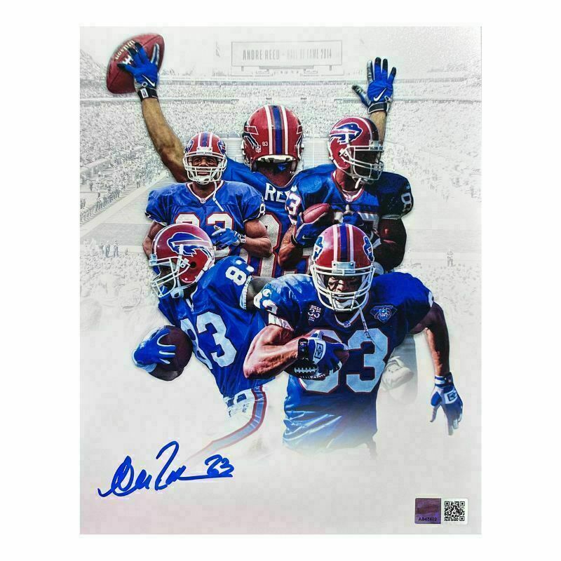Andre Reed Signed Multi Image Collage 8x10 Photo