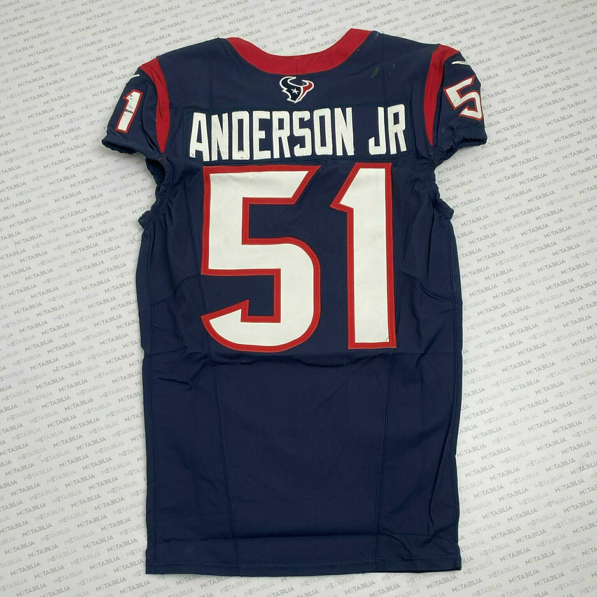 #51 Anderson Jr. Rookie Season Game-Worn Jersey