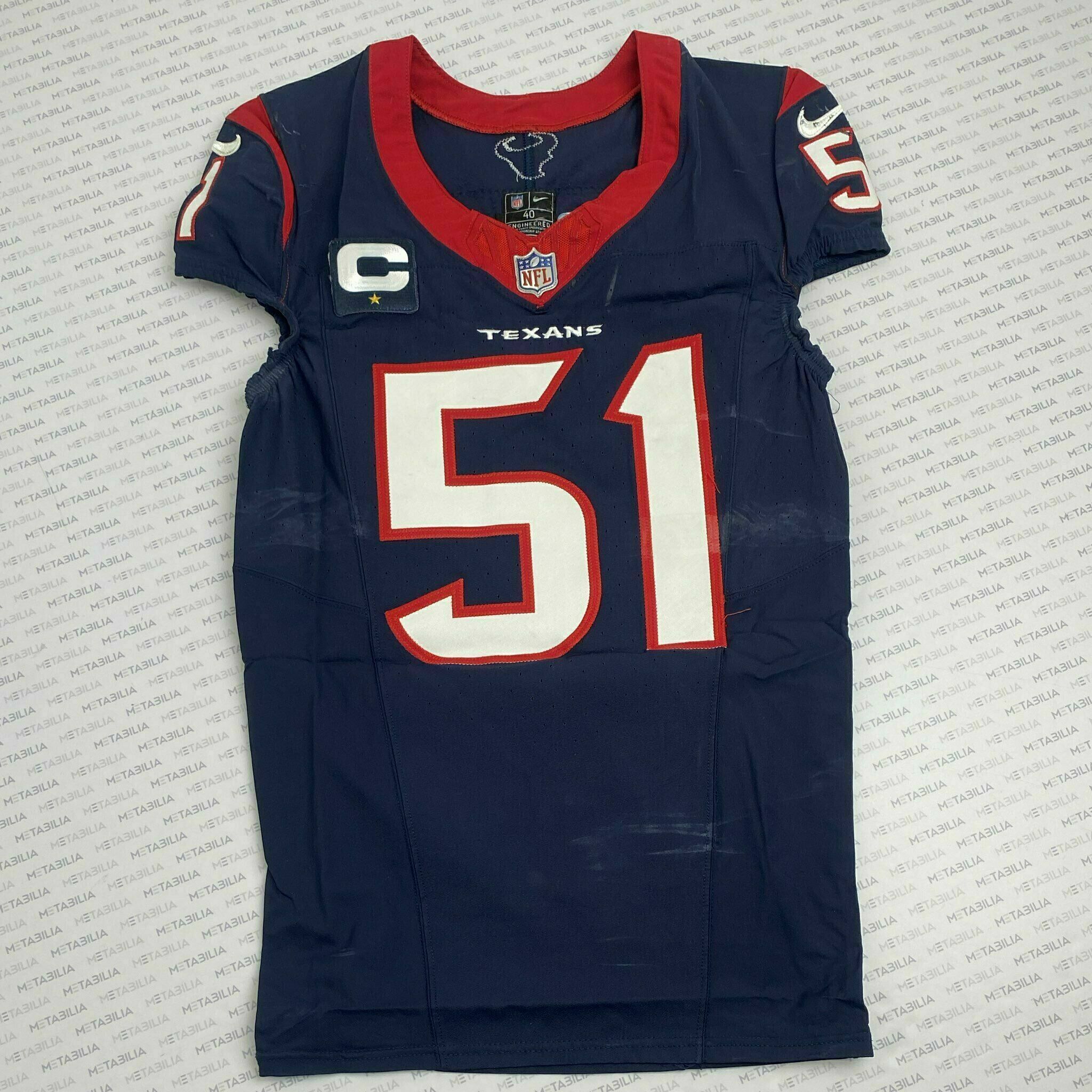 #51 Anderson Jr. Rookie Season Game-Worn Jersey