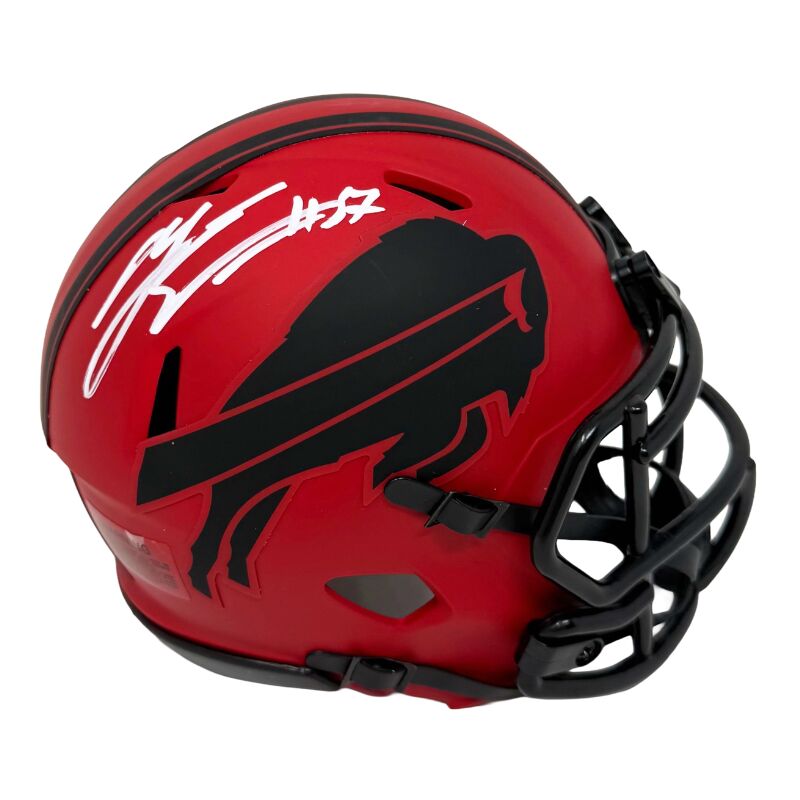 Aj Epenesa Signed RAVE Speed Mini Helmet