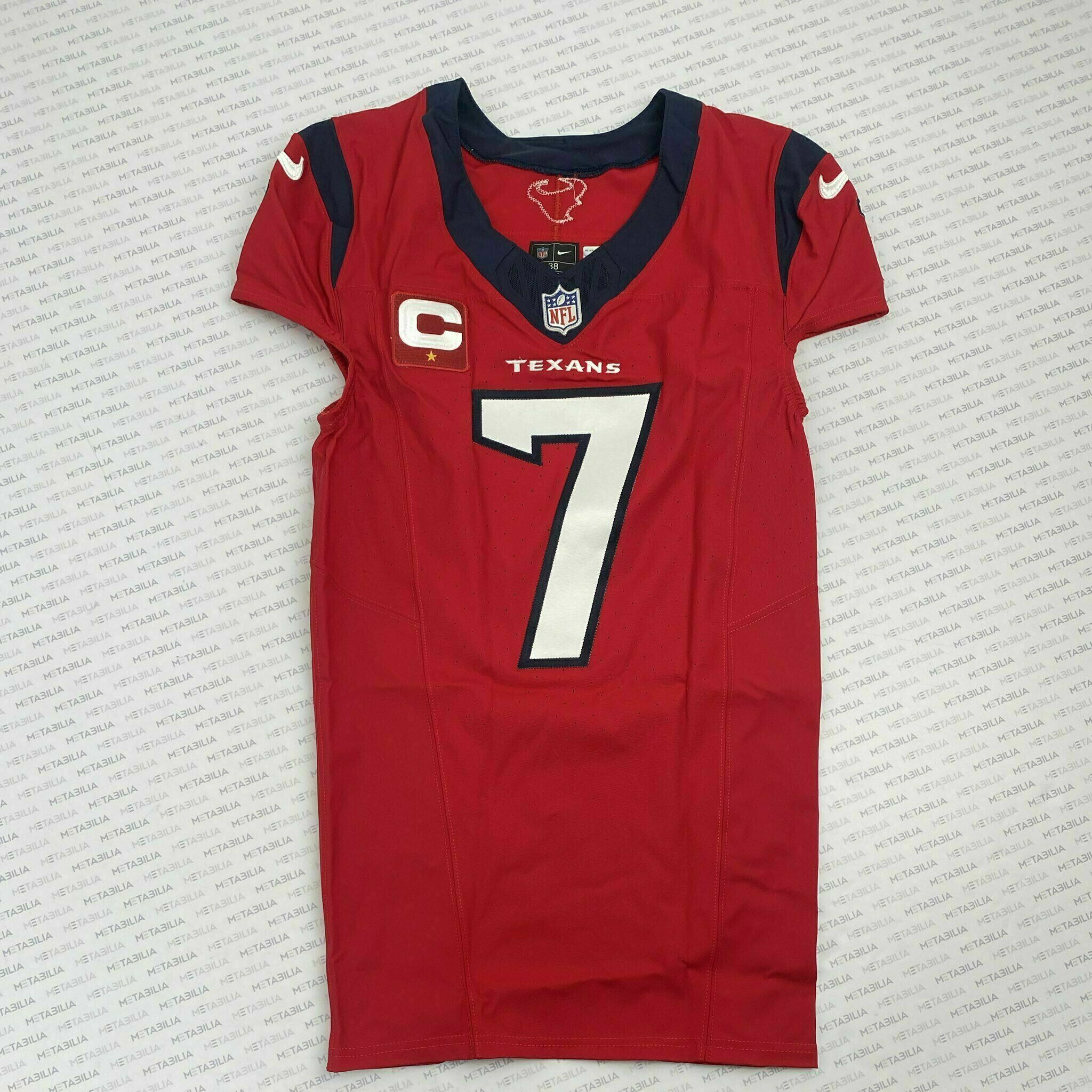 #7 CJ Stroud Team-Issued Red Jersey