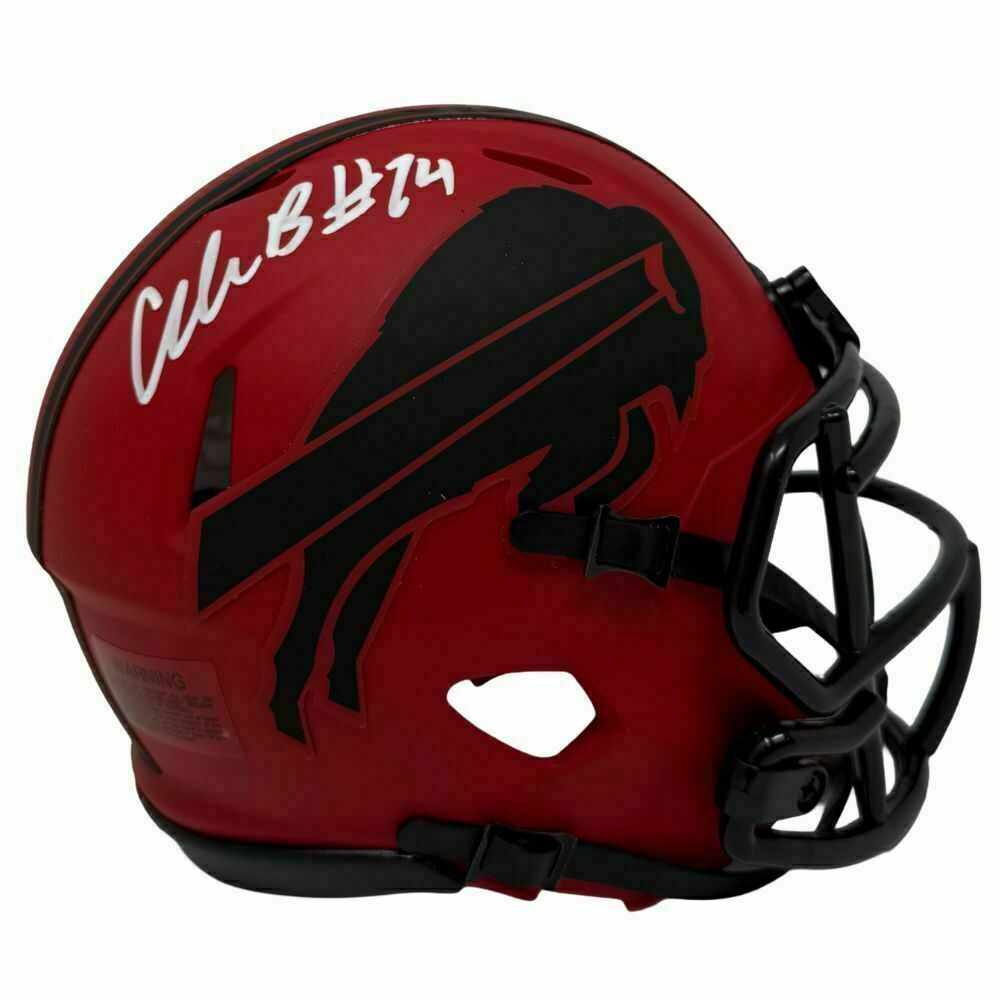 Cole Bishop Signed RAVE Speed Mini Helmet