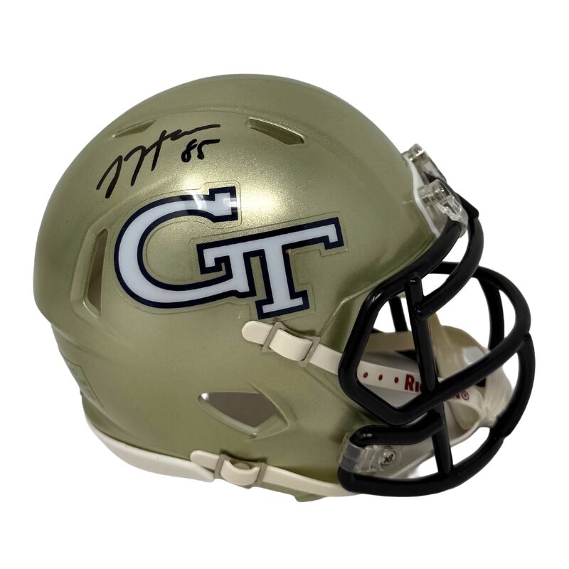 Jackson Hawes Signed Georgia Tech Speed Mini Helmet