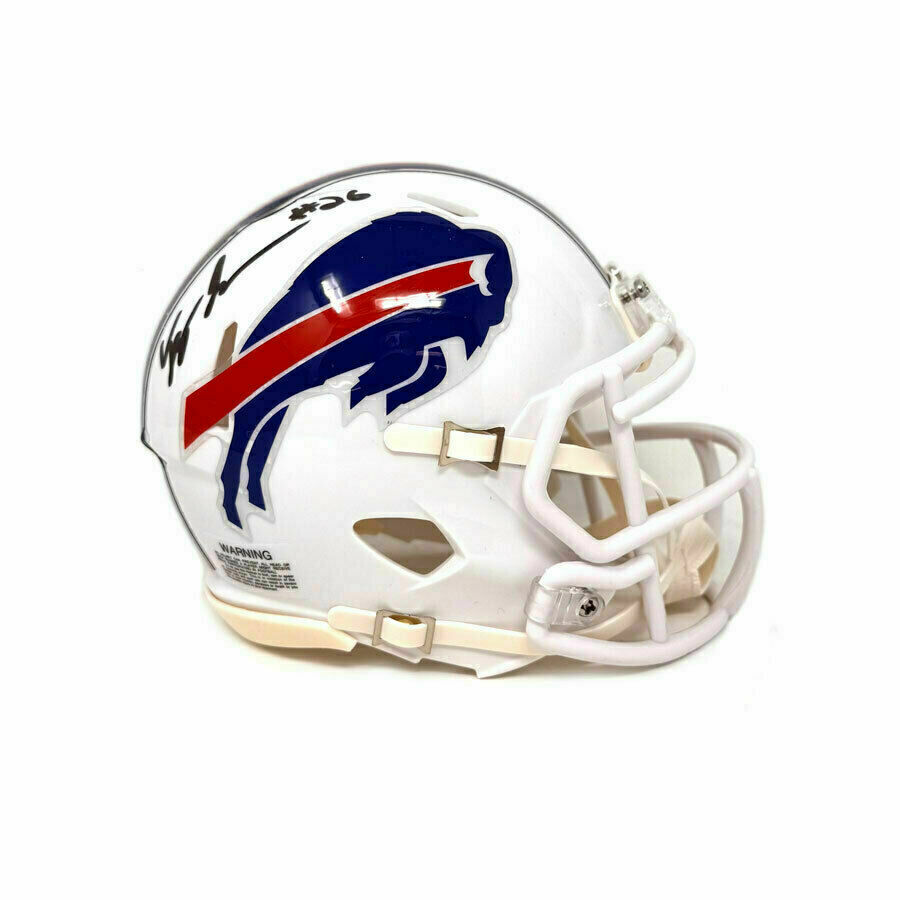 Ty Johnson Signed 2021 Speed Mini Helmet