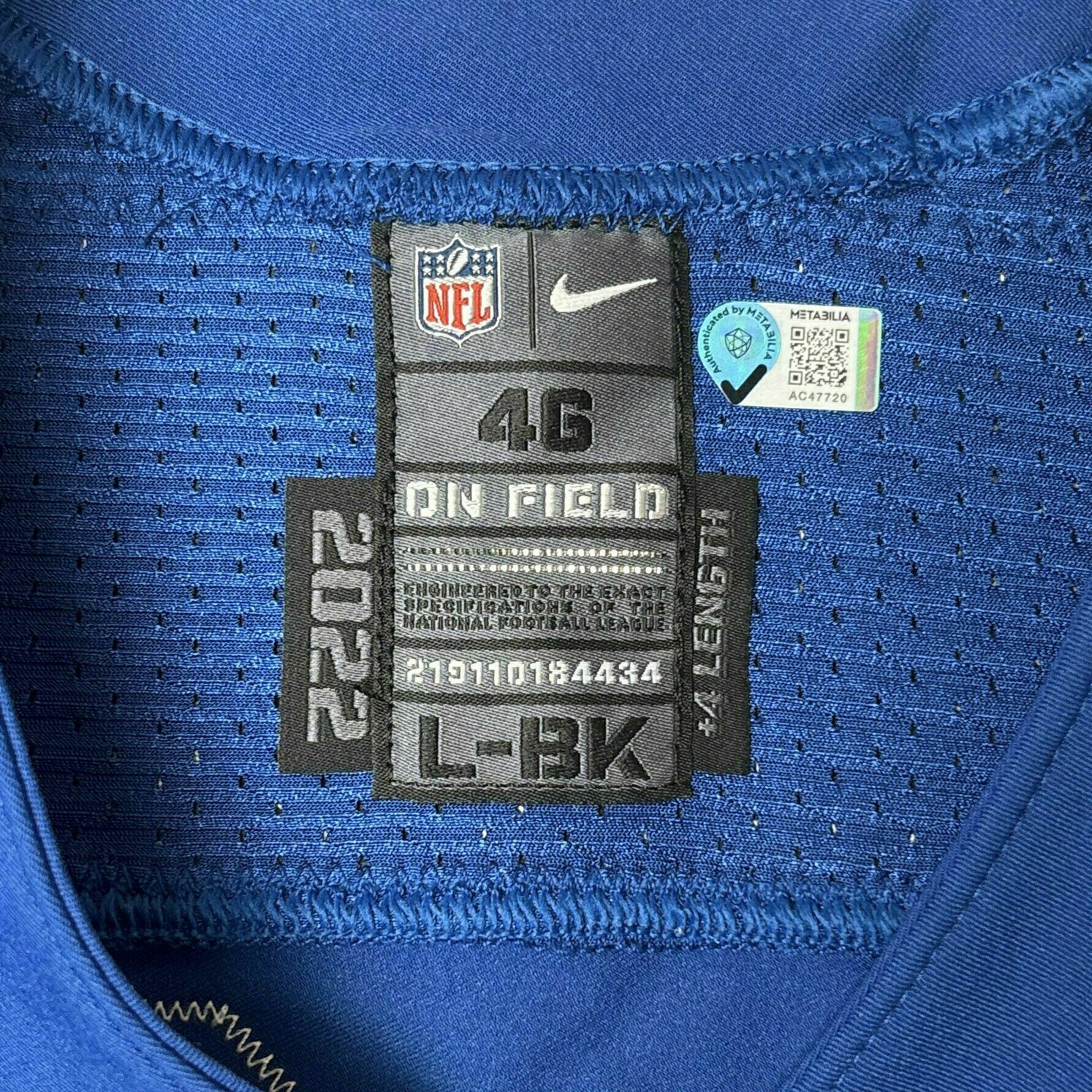 #62 Wesley French Team-Issued Blue Jersey