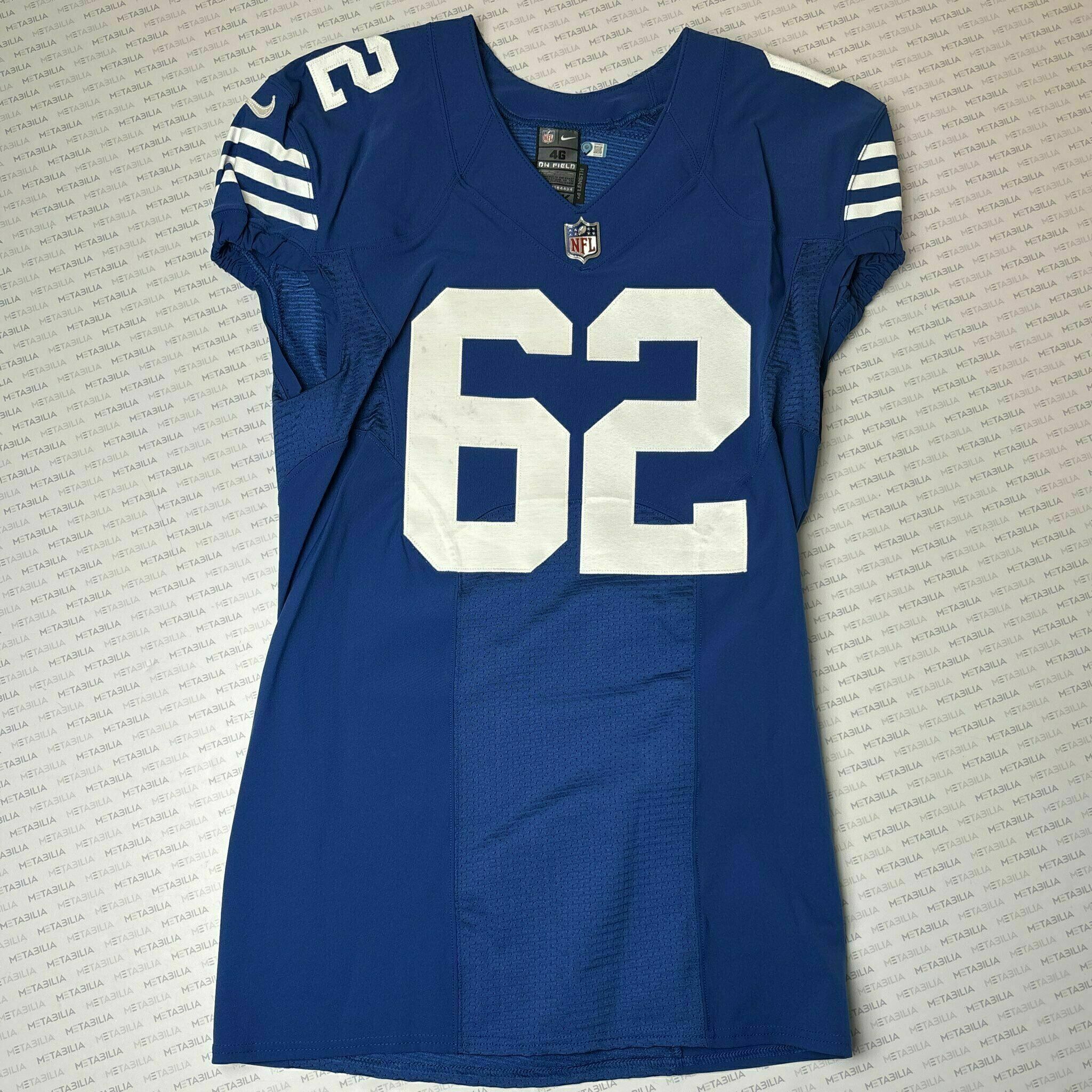 #62 Wesley French Team-Issued Blue Jersey